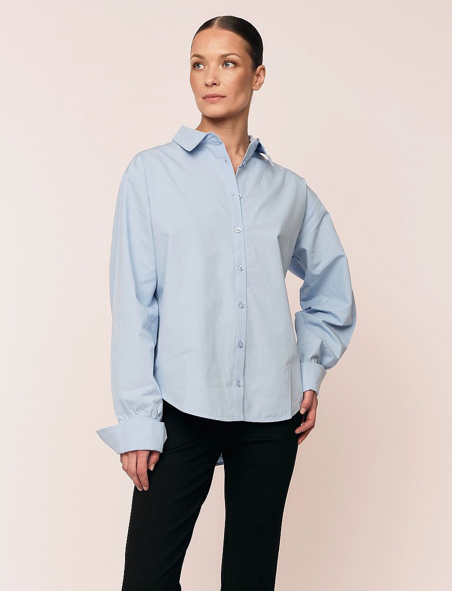 Once Untold - Peyton Shirt - langärmlige hemden - chambray blue - 3