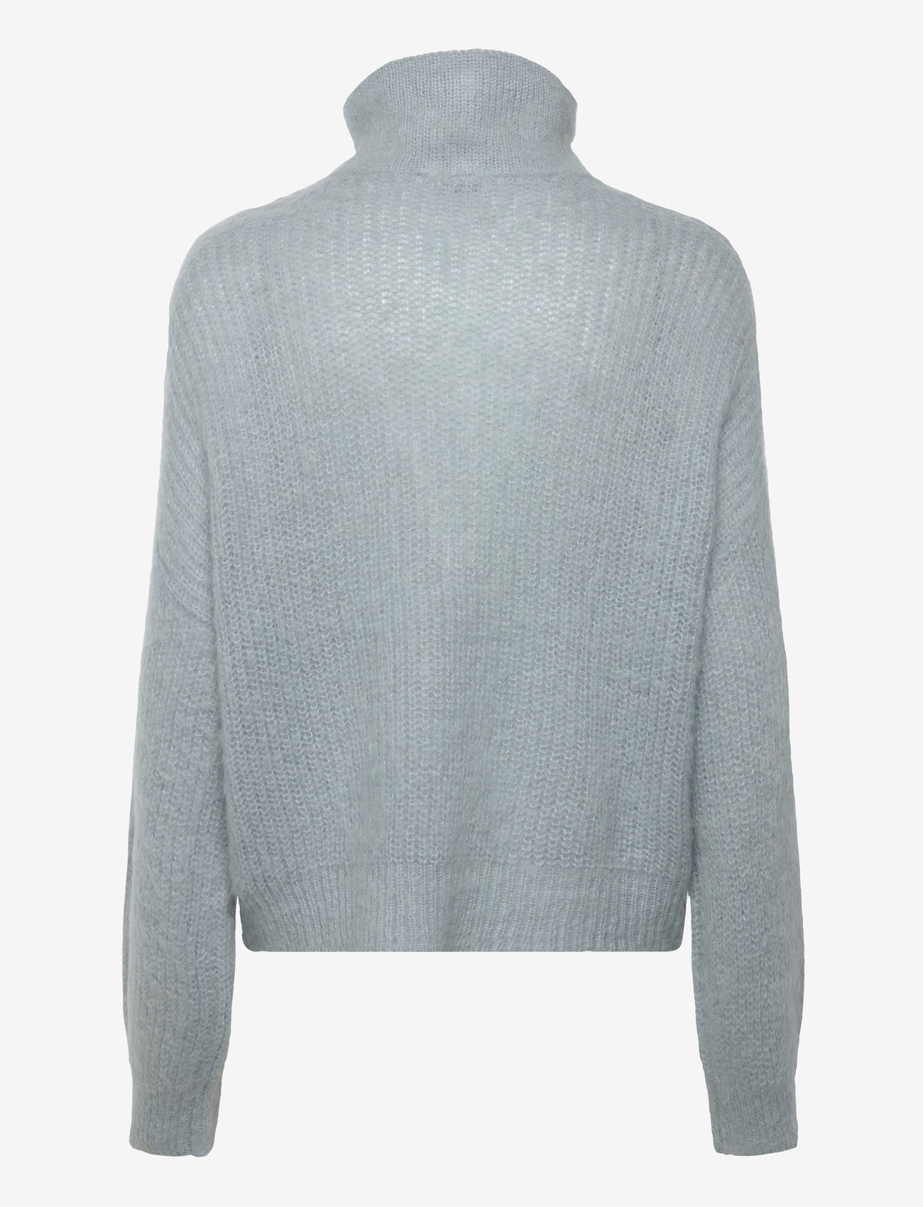 Once Untold - Florie Brushed Zip Knit - striktrøjer - sky blue - 2