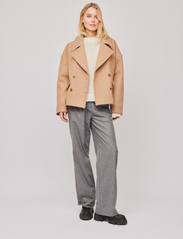 Once Untold - Amber Short Coat - wool jackets - lt brown - 1