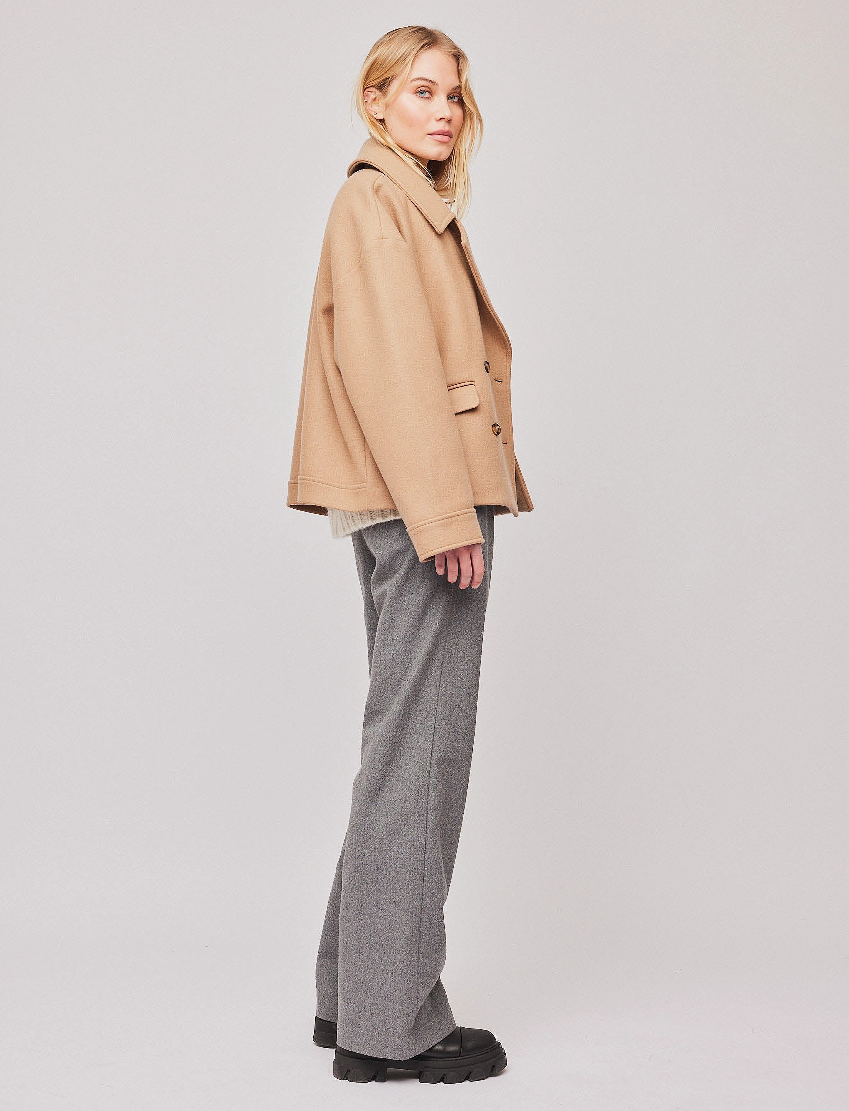 Once Untold - Amber Short Coat - winterjacken - lt brown - 3