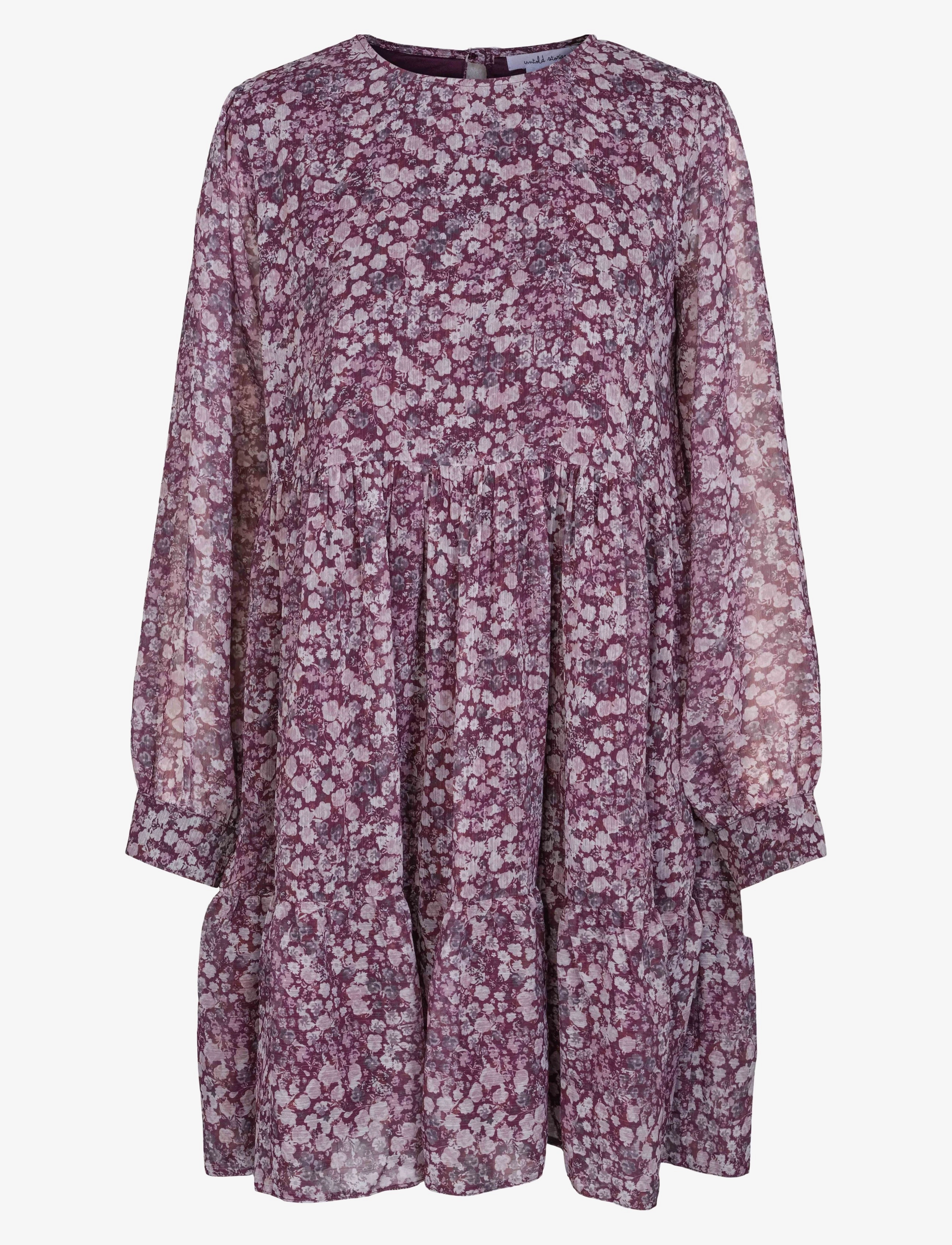 Blossom Mini Dress - BORDEAUX FLOWER