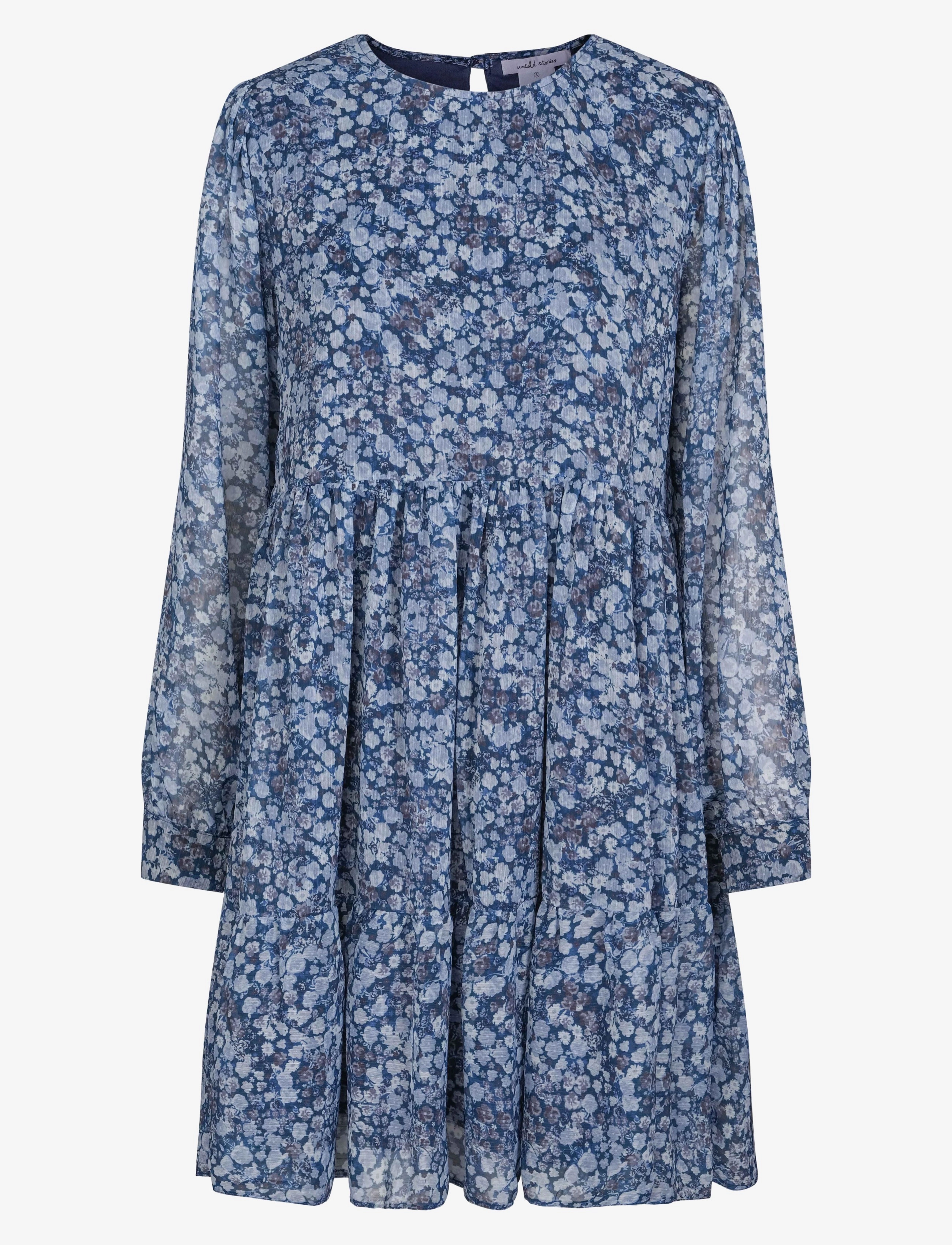 ONCE UNTOLD Blossom Mini Kleid Blau - S - Damen