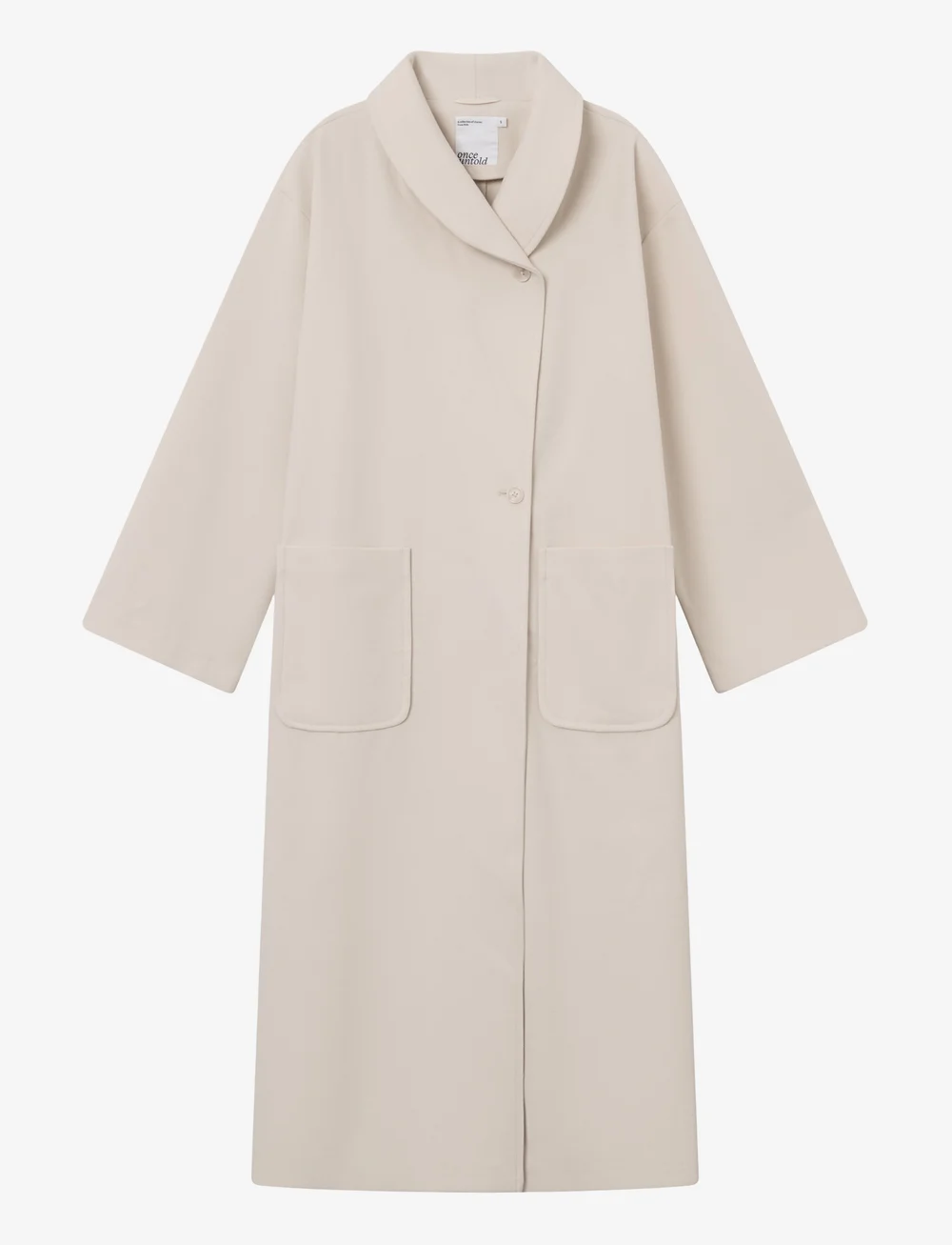 Once Untold - Camille Long Coat - mantlid - winter white - 1