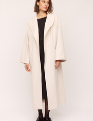 Once Untold - Camille Long Coat - winter coats - winter white - 3