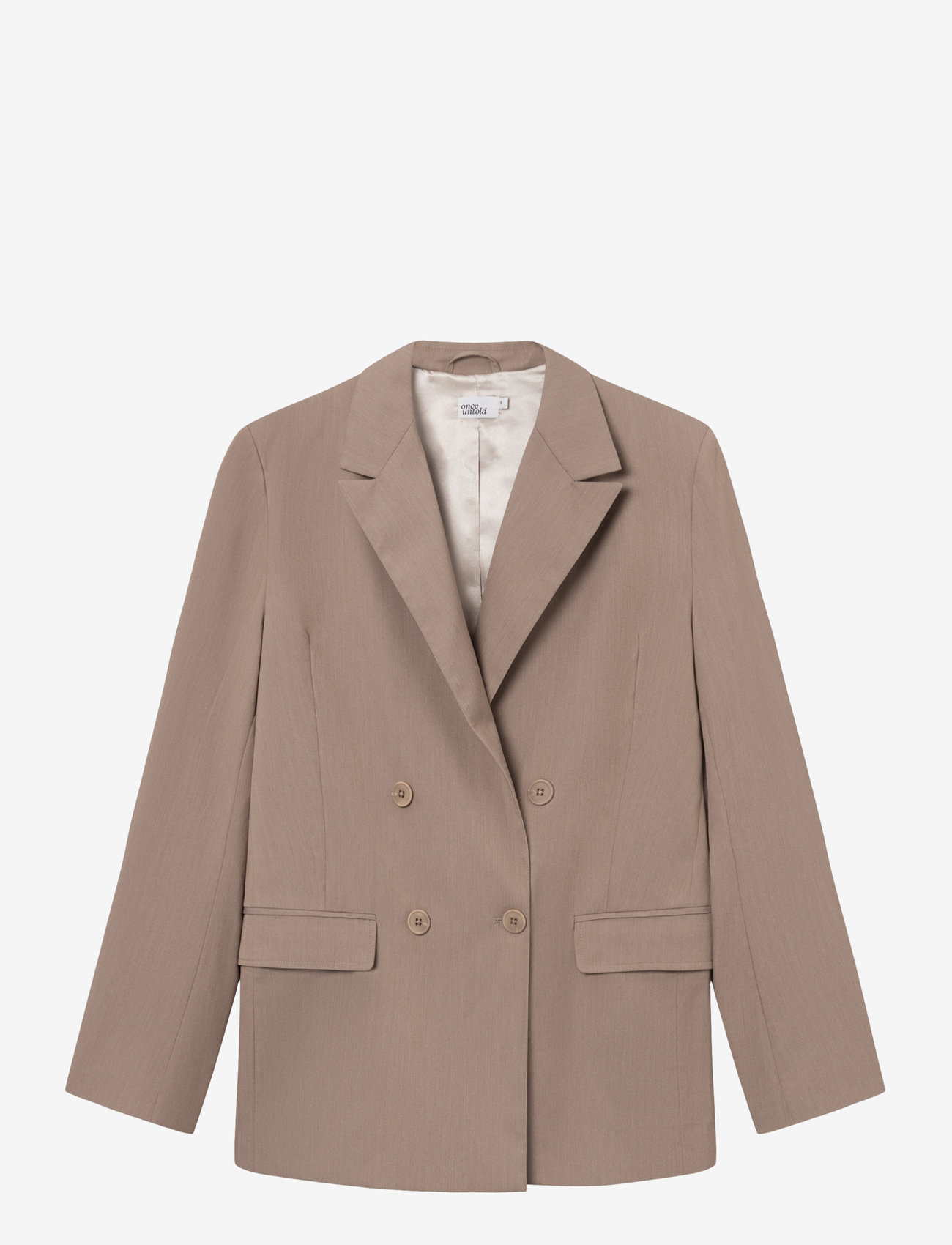 Once Untold - Seven Blazer - kahes joones nööpidega bleiserid - ivory - 1