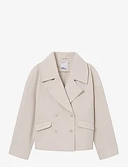 Once Untold - Camille Short Coat - spring jackets - winter white - 0
