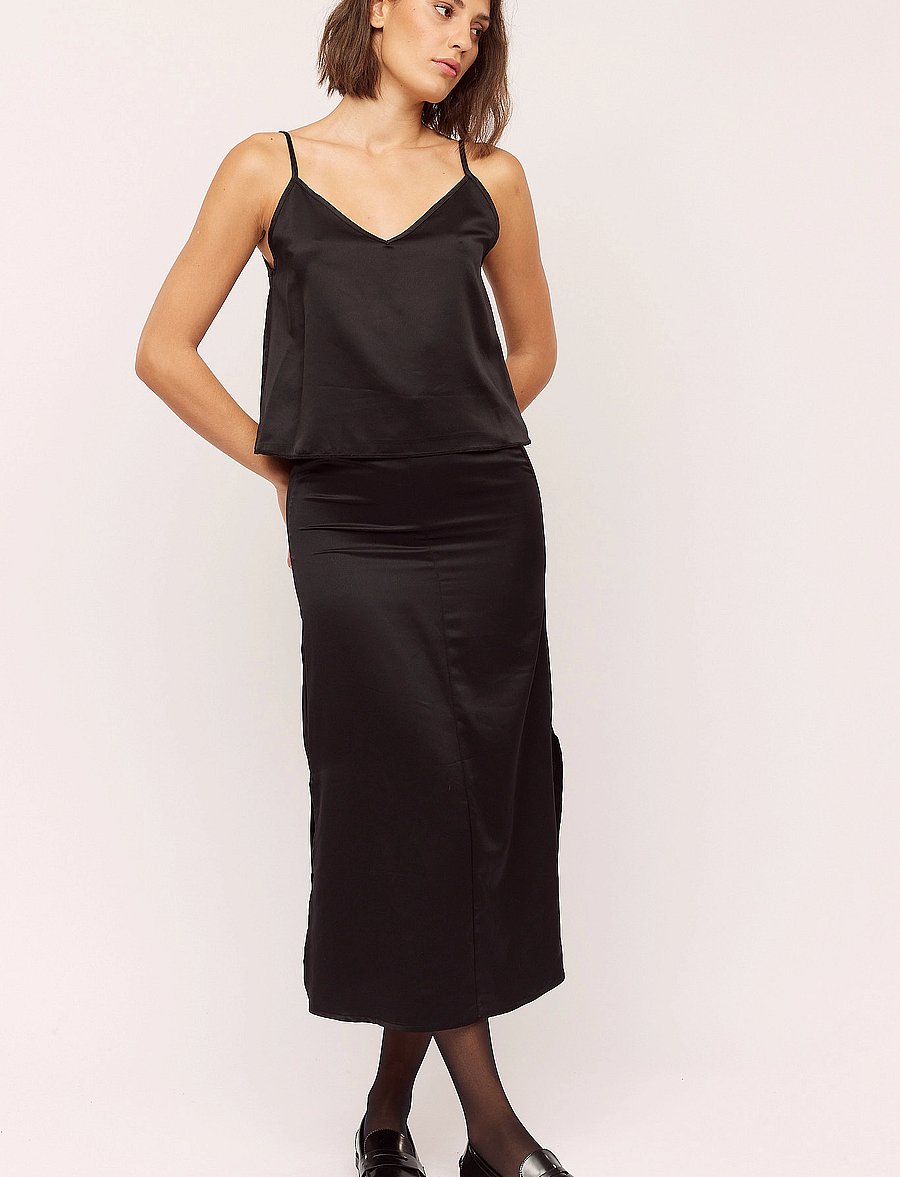 Once Untold - Zanna Skirt - midi-röcke - black - 2