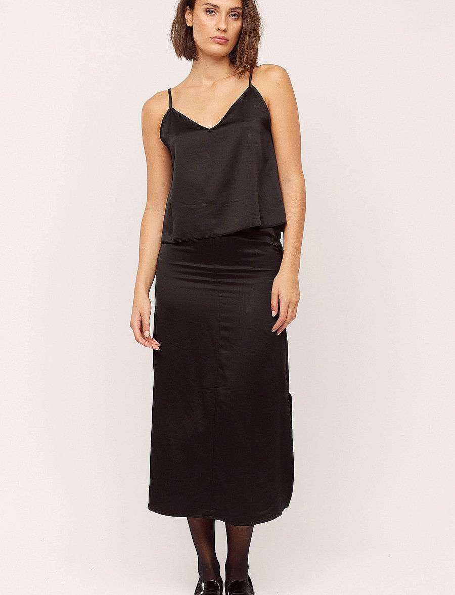 Once Untold - Zanna Skirt - midi-röcke - black - 3
