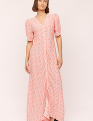 Once Untold - Ellen Long Dress - ballīšu apģērbs par outlet cenām - pink petite flower - 2