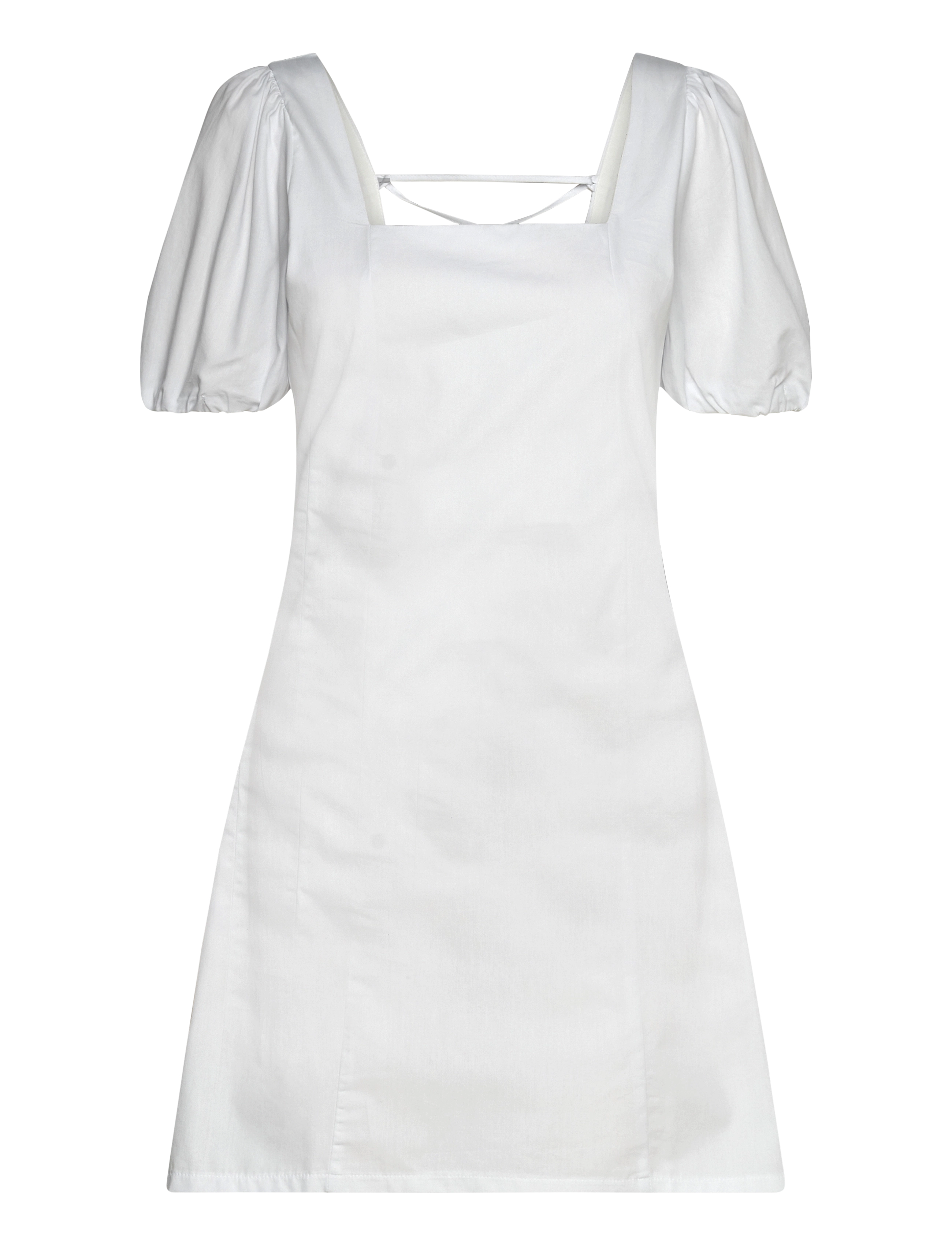 ONCE UNTOLD Peyton Puff Kleid Weiß - L - Damen