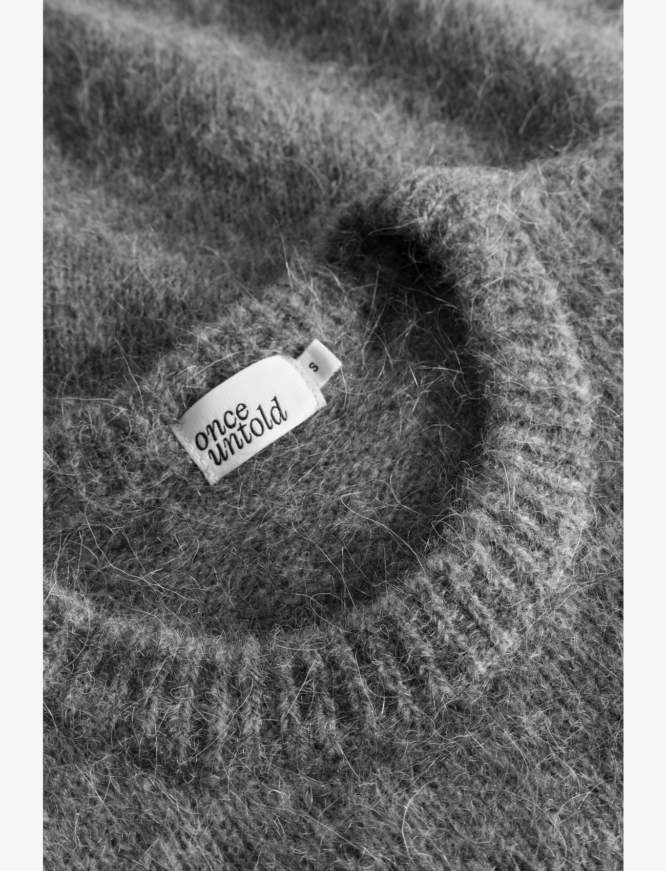 Once Untold - Astrid RN Sweater - trøjer - grey melange - 5