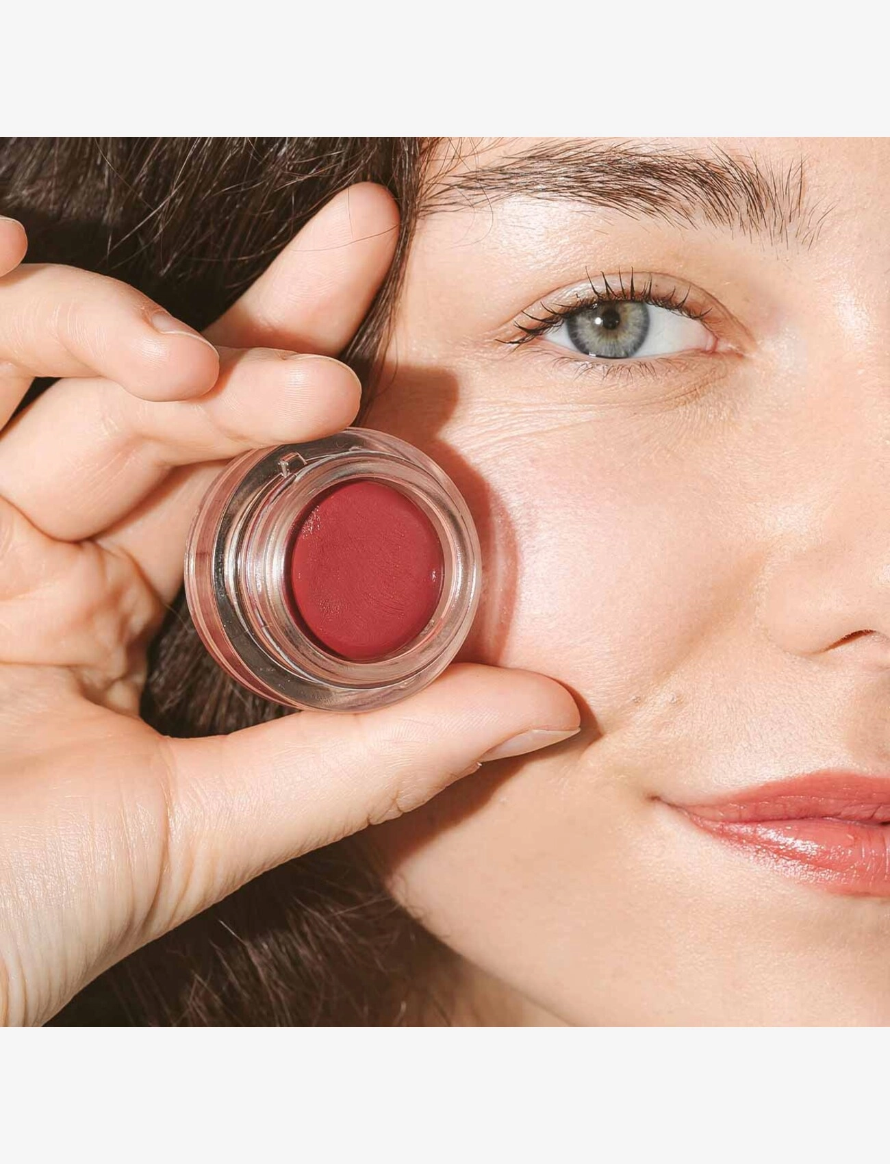 Uoga Uoga - Uoga Uoga Lip & Cheek Tint 2-in-1: creamy blush and lip colour - bliv klar til date night - lush - 2