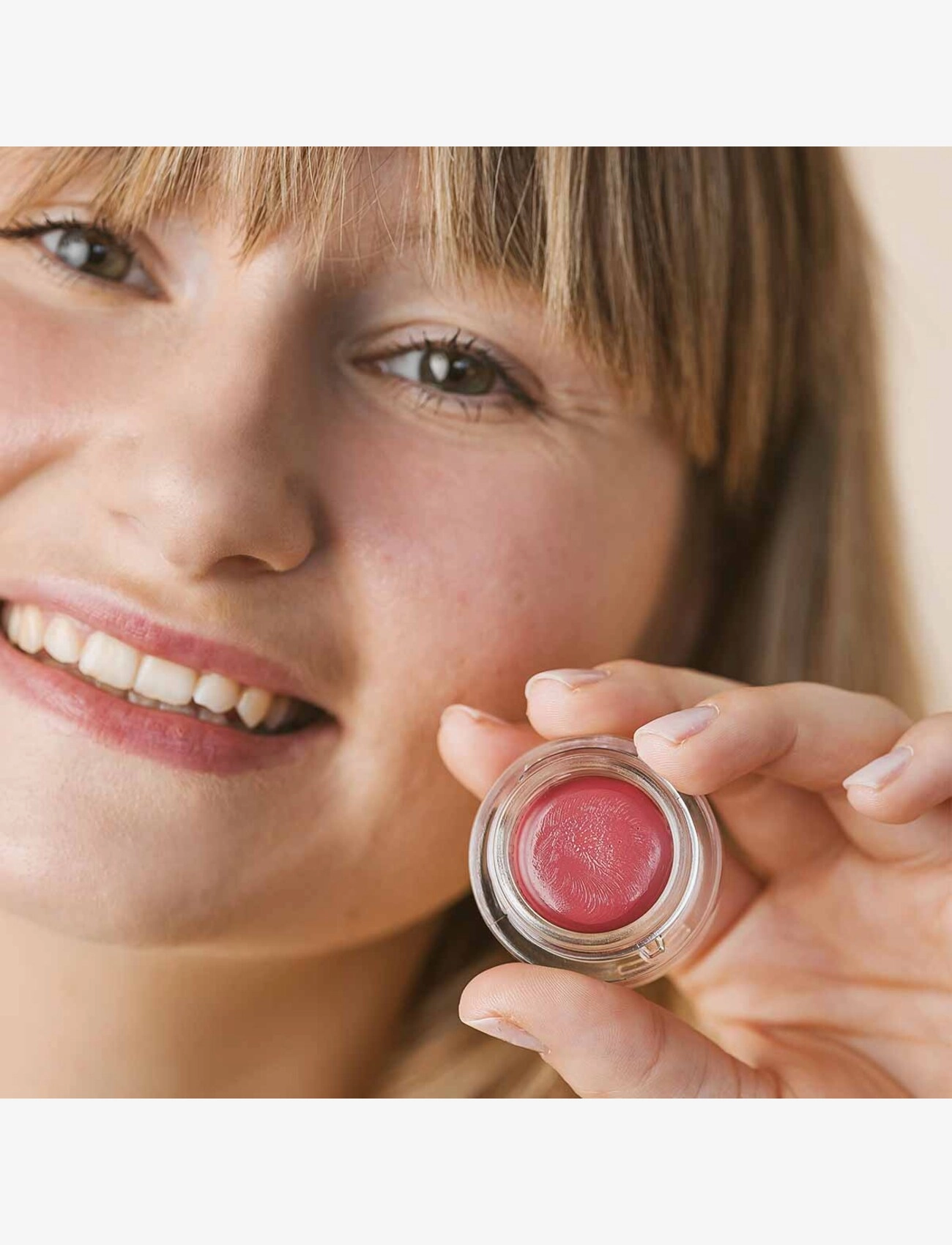 Uoga Uoga - Uoga Uoga Lip & Cheek Tint 2-in-1: creamy blush and lip colour - bliv klar til date night - lush - 3