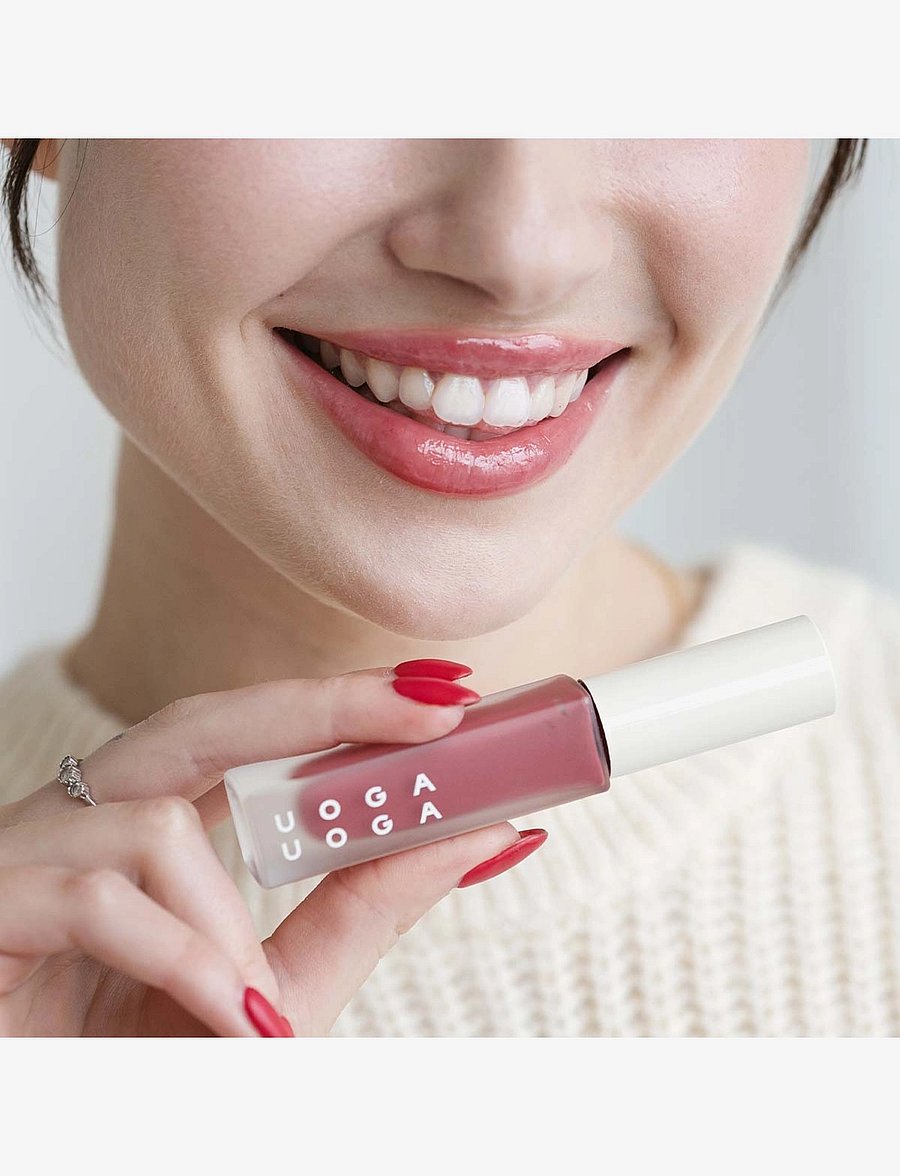 Uoga Uoga - Uoga Uoga Nourishing Lip Gloss - bliv klar til date night - neonberry - 2
