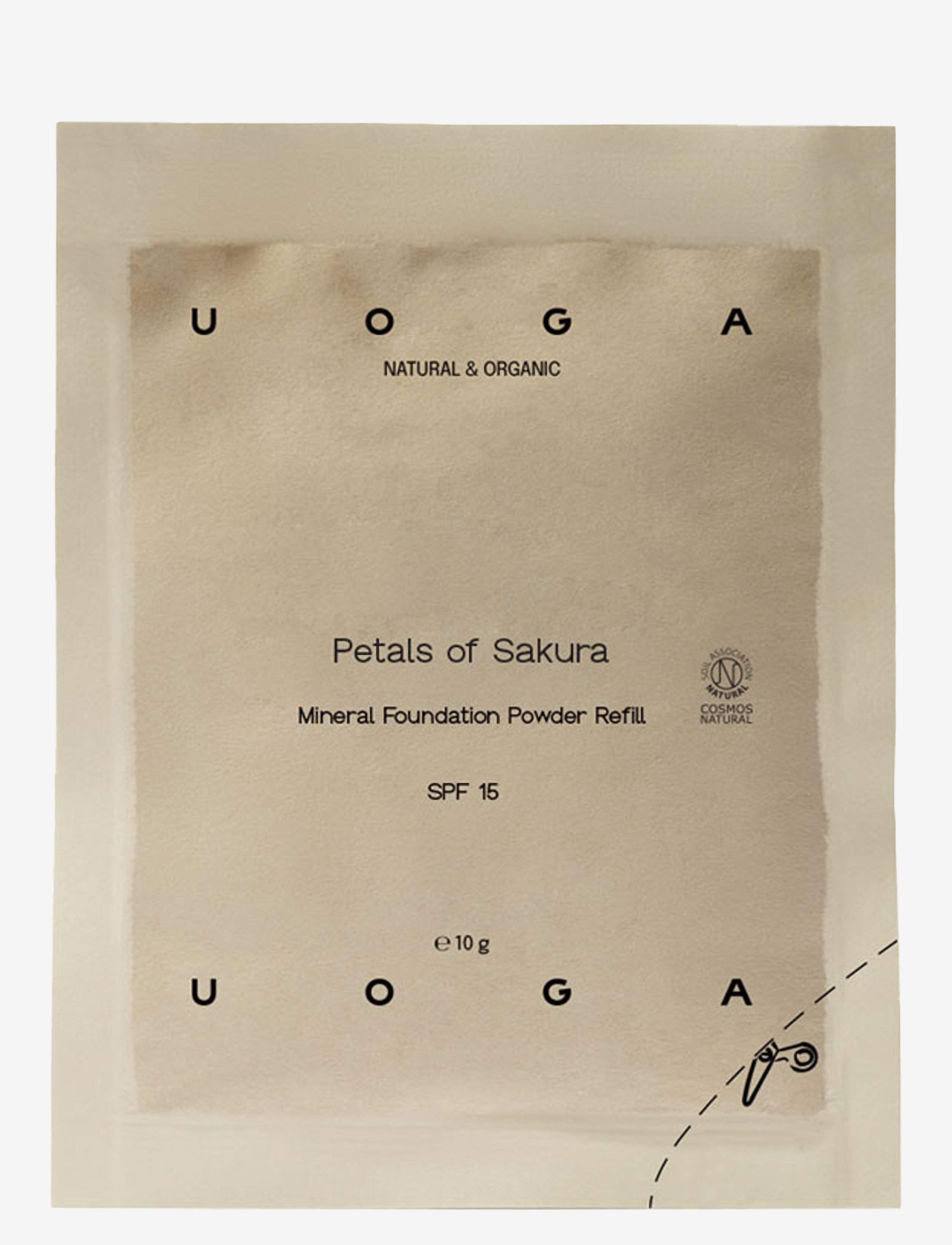 Uoga Uoga Uoga Uoga Mineral Foundation Powder Refill - Uoga Uoga - PETALS OF SAKURA / natural