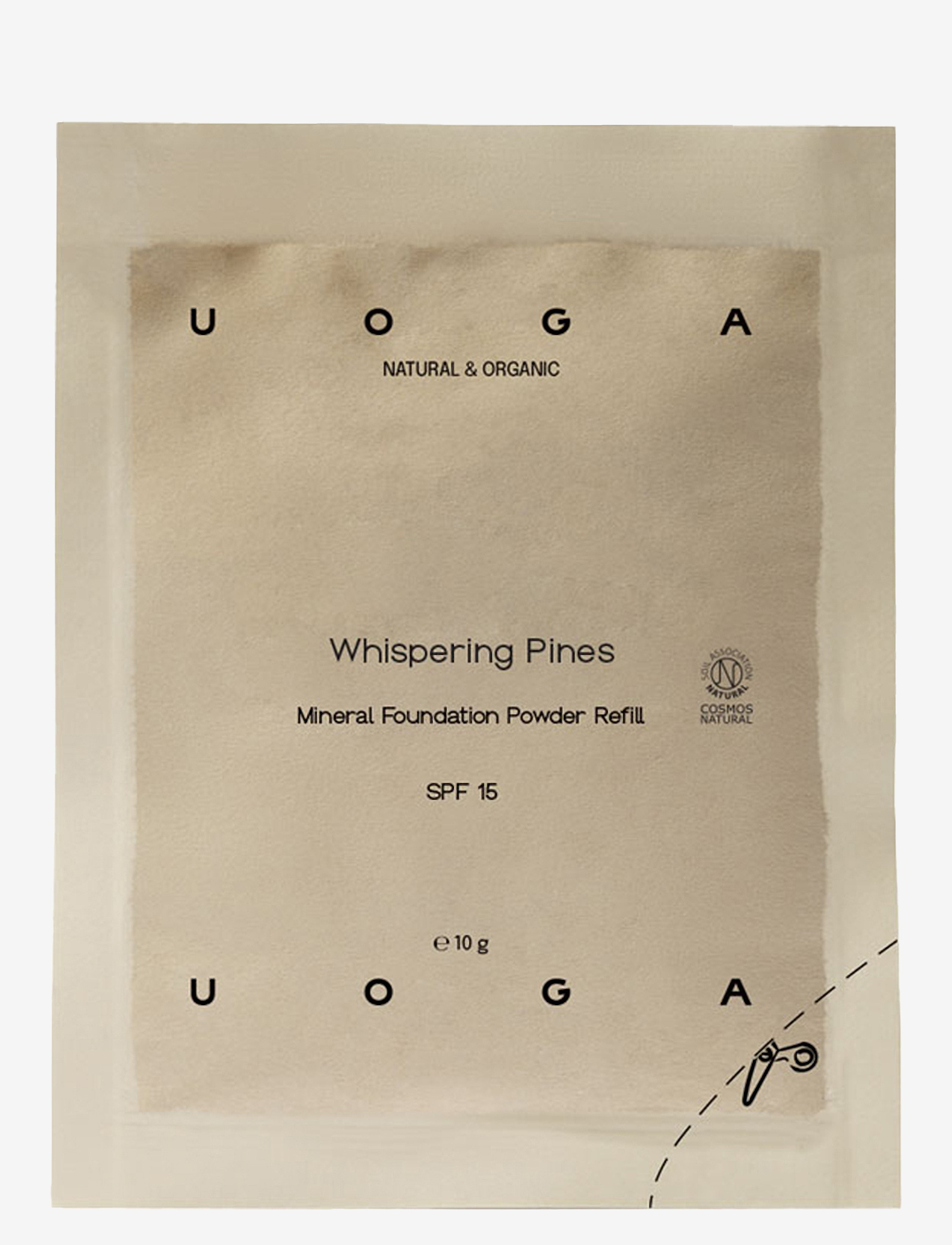 Uoga Uoga Uoga Uoga Mineral Foundation Powder Refill - Smink - WHISPERING PINES / natural