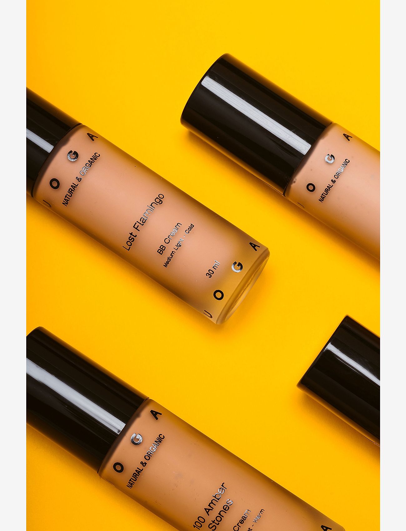 Uoga Uoga - Uoga Uoga BB Cream - moisturising tinted cream with amber - redo för date night - lost flamingo 30ml - 1