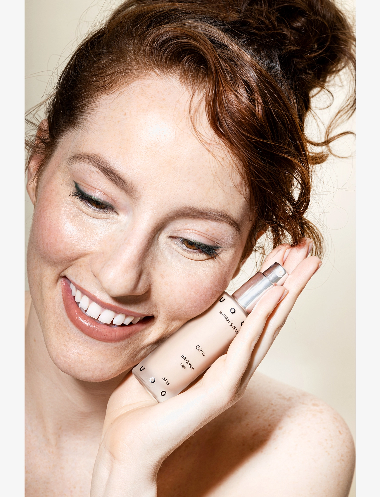 Uoga Uoga - Uoga Uoga BB Cream - moisturising tinted cream with amber - bliv klar til date night - glow 30ml - 1