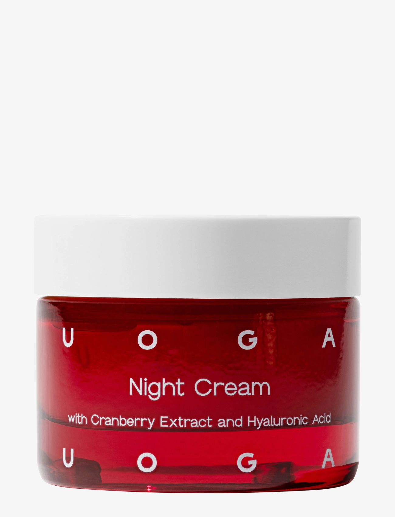 Uoga Uoga Uoga Uoga Night Cream with cranberry extract and hyaluronic acid - Dermatologisk hudvård - CLEAR / undefined