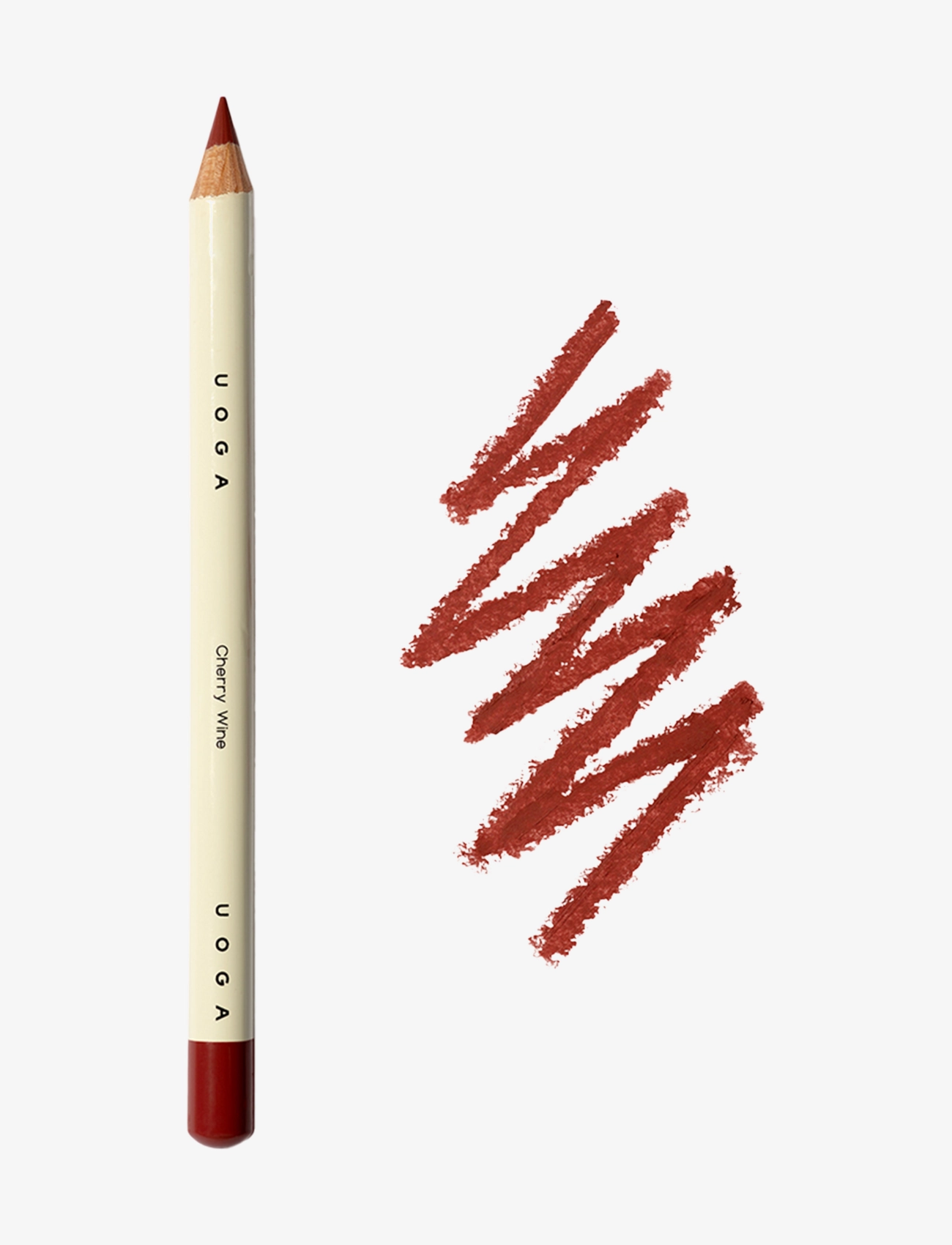 Uoga Uoga - Uoga Uoga Lip pencil - bliv klar til date night - cherry wine - 1