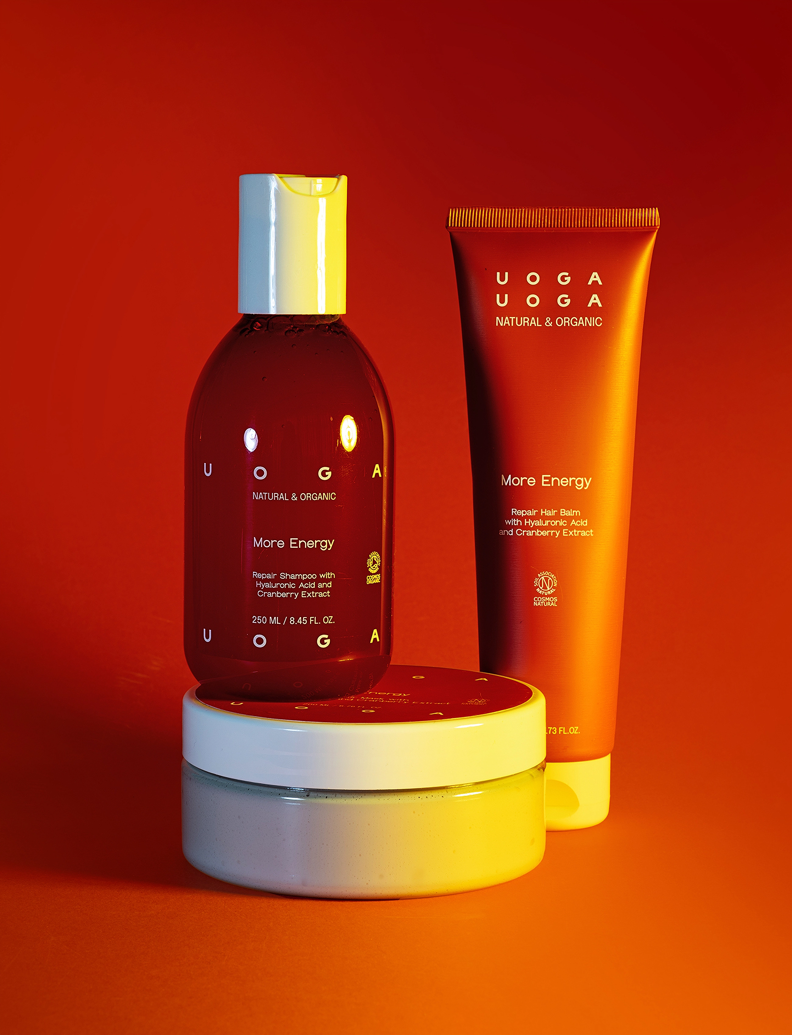 Uoga Uoga Uoga Uoga More Energy Repair Shampoo, 250 ml, Nude, Pleje > Shampoo, Dame