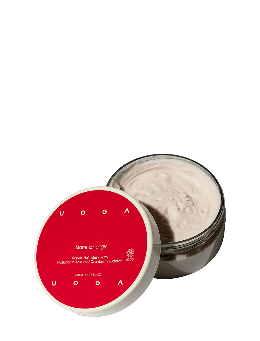 Uoga Uoga - Uoga Uoga More Energy Repair Hair Mask - hårmasker - clear - 1