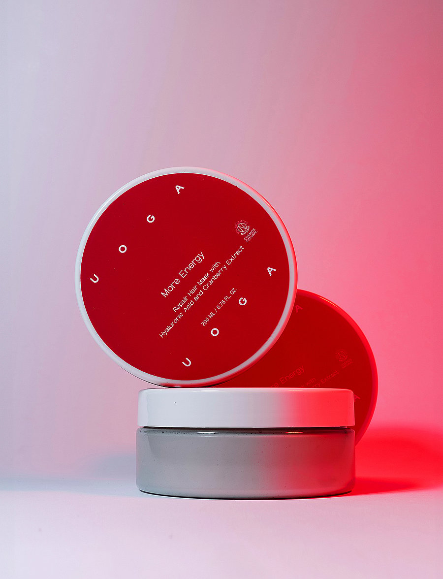 Uoga Uoga - Uoga Uoga More Energy Repair Hair Mask - hårmasker - clear - 2