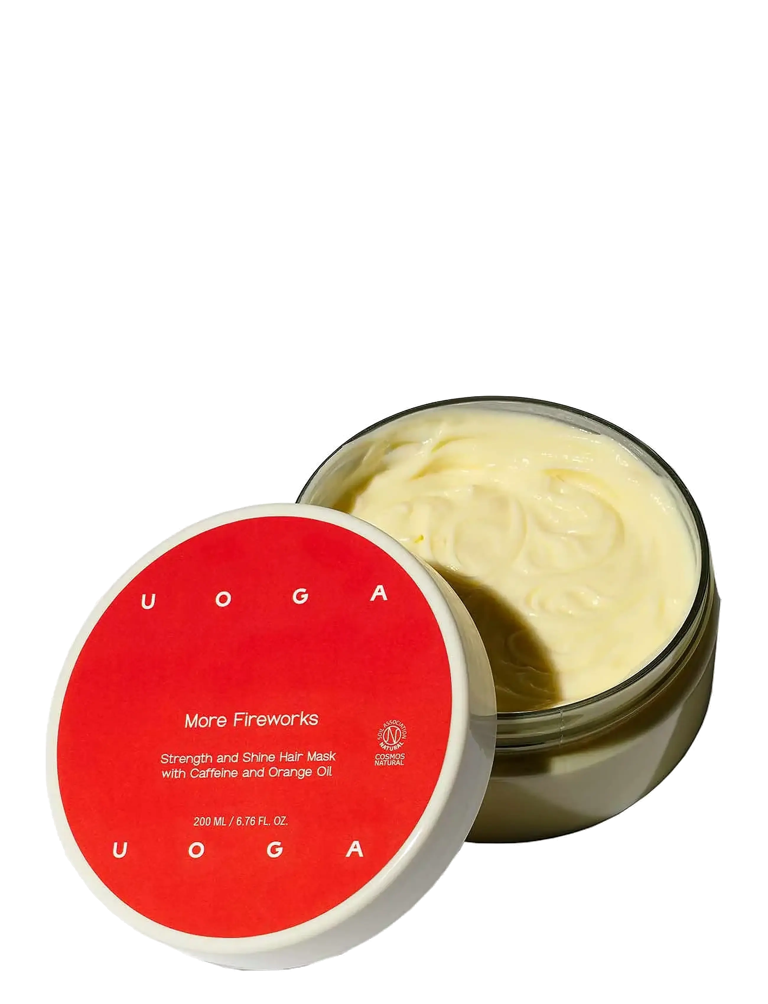 Uoga Uoga More Fireworks Strength And Shine Hair Mask, Hair Ansigtsmaske, Nude, Str: 200 ML