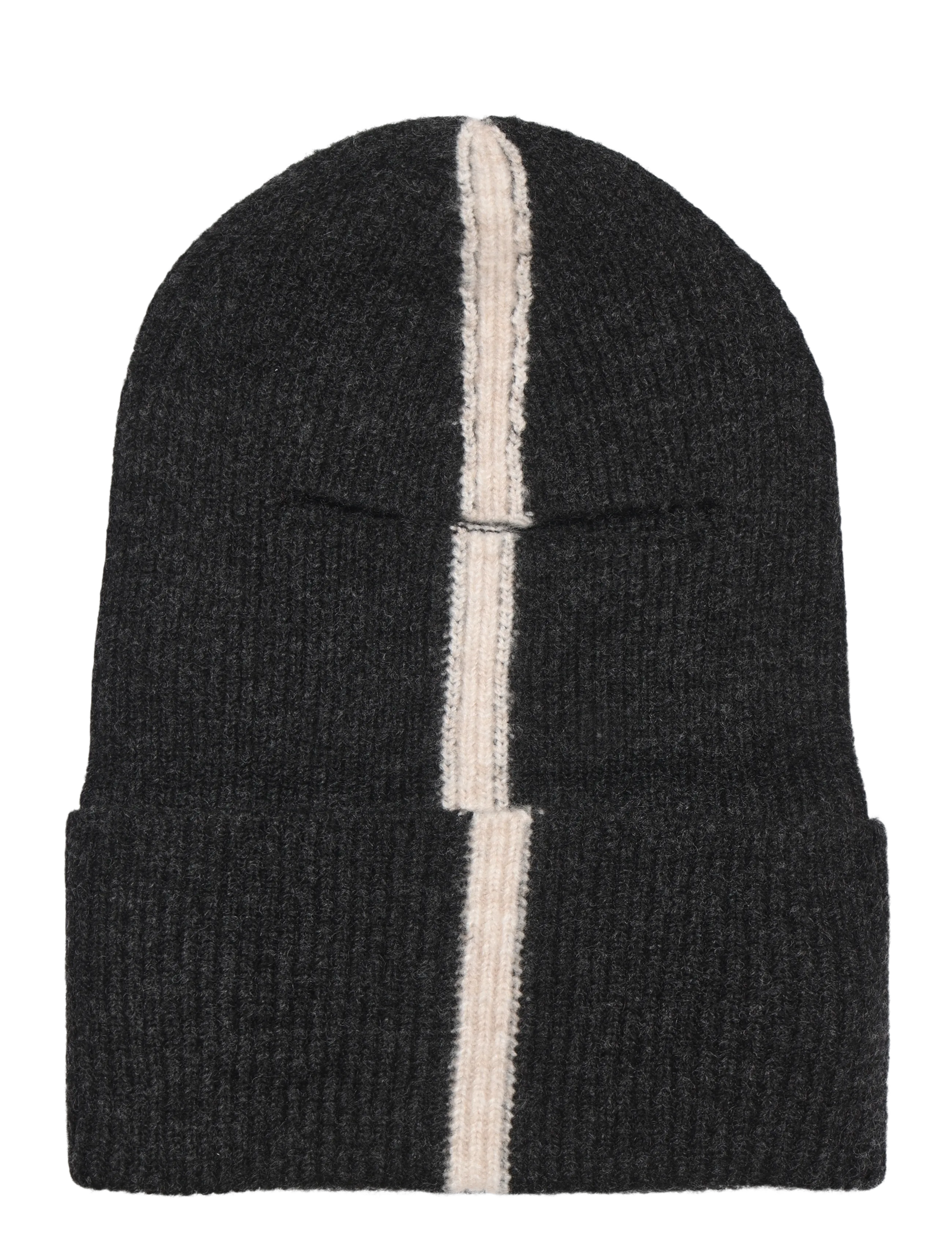 Upfront LINE Balaclava Beanie - Accessories - DARK MELANGE BLACK / black