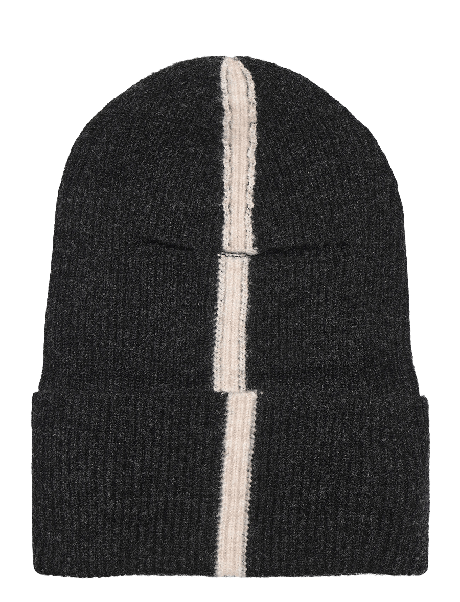 Upfront - LINE Balaclava Beanie - dark melange black - 0