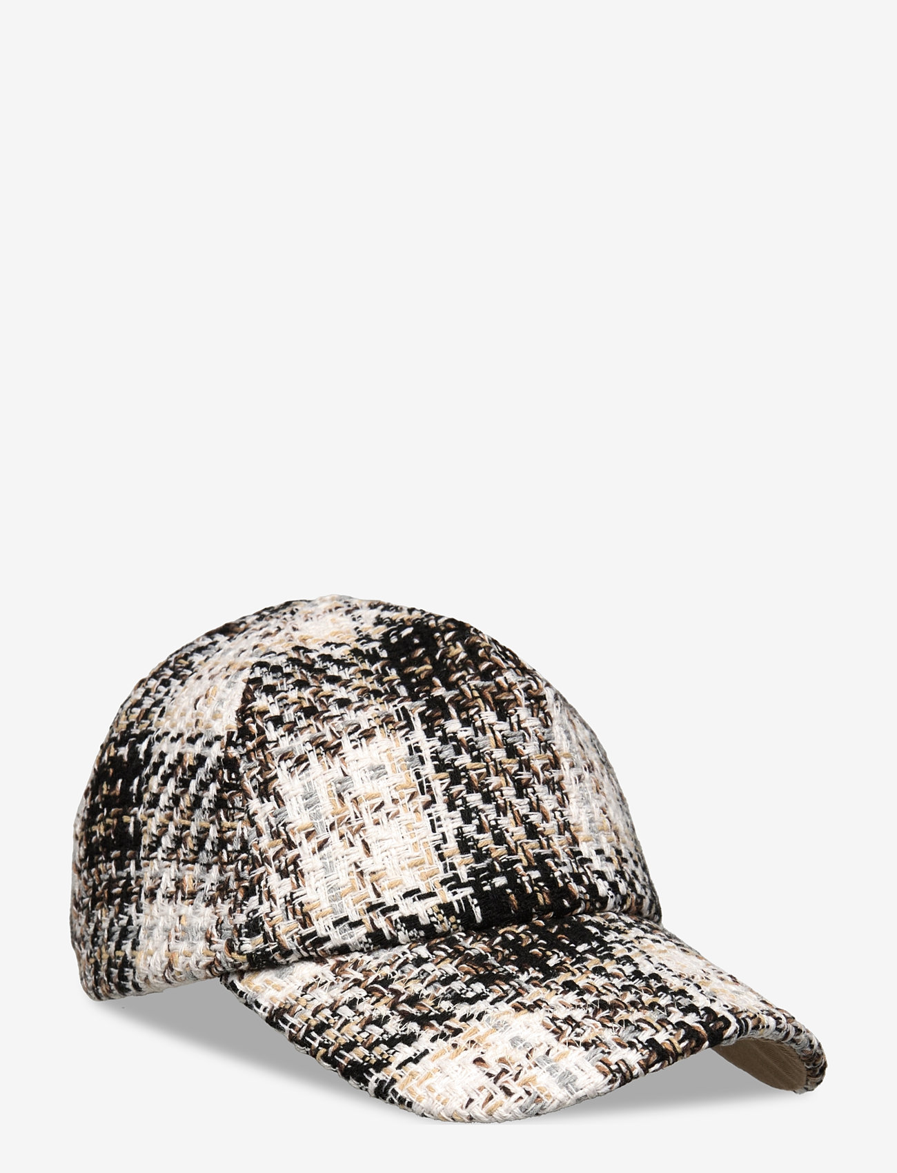 Upfront - ABEL Checked Baseball Cap - kepsar - black - 0
