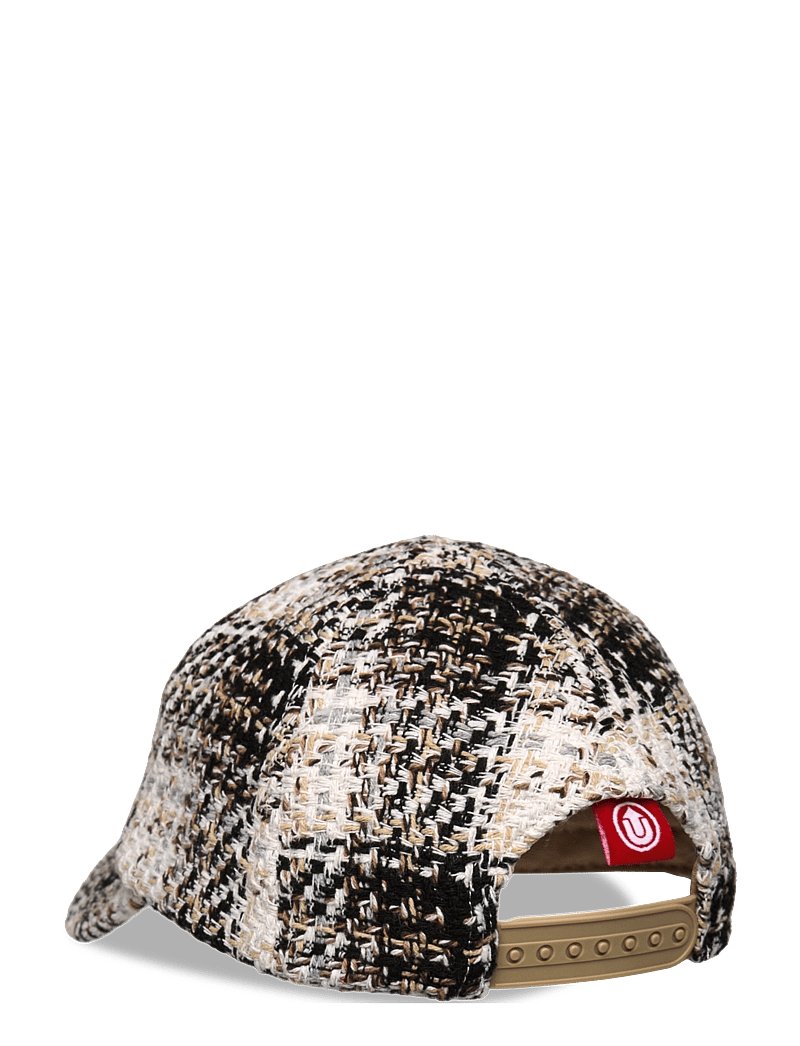 Upfront - ABEL Checked Baseball Cap - kepsar - black - 1