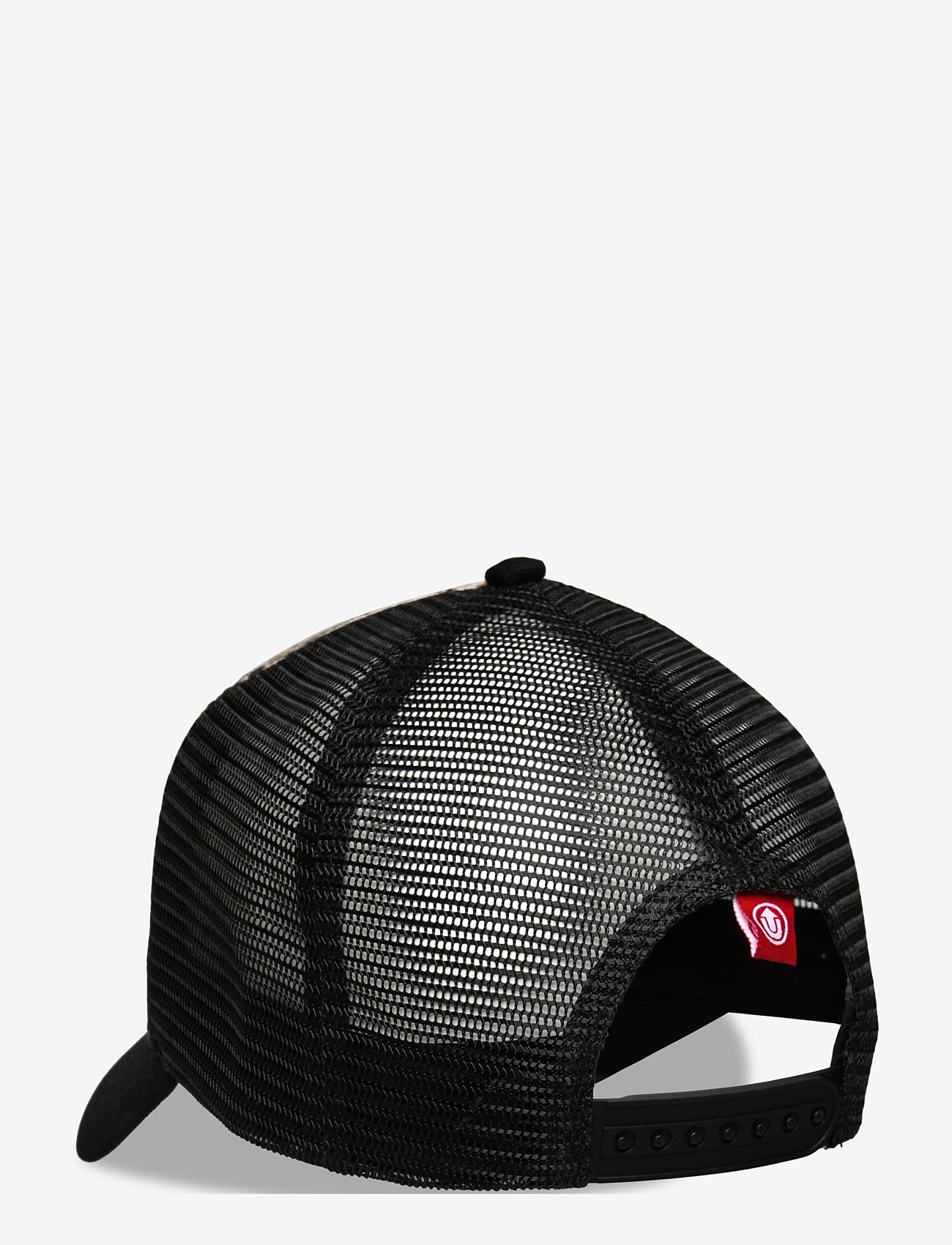 Upfront - ASLAN Checked Trucker Cap - nokkmütsid - black - 1