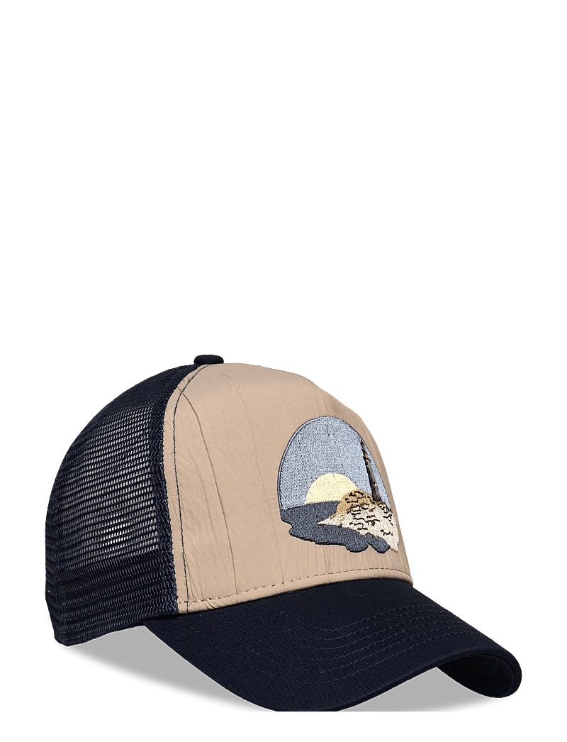 Upfront - AUGUST Trucker Cap - caps - lt khaki - 0