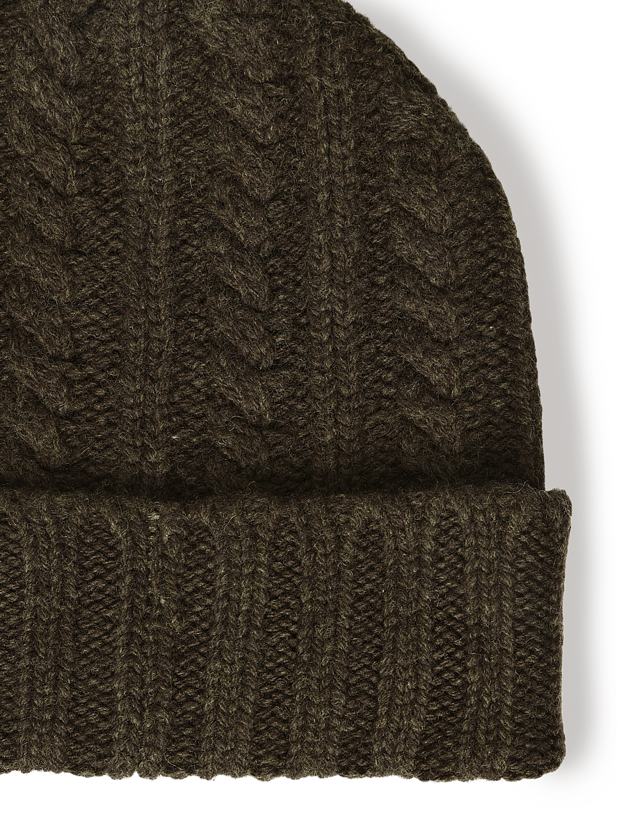 Upfront - CABLE Beanie - accessories - army - 2
