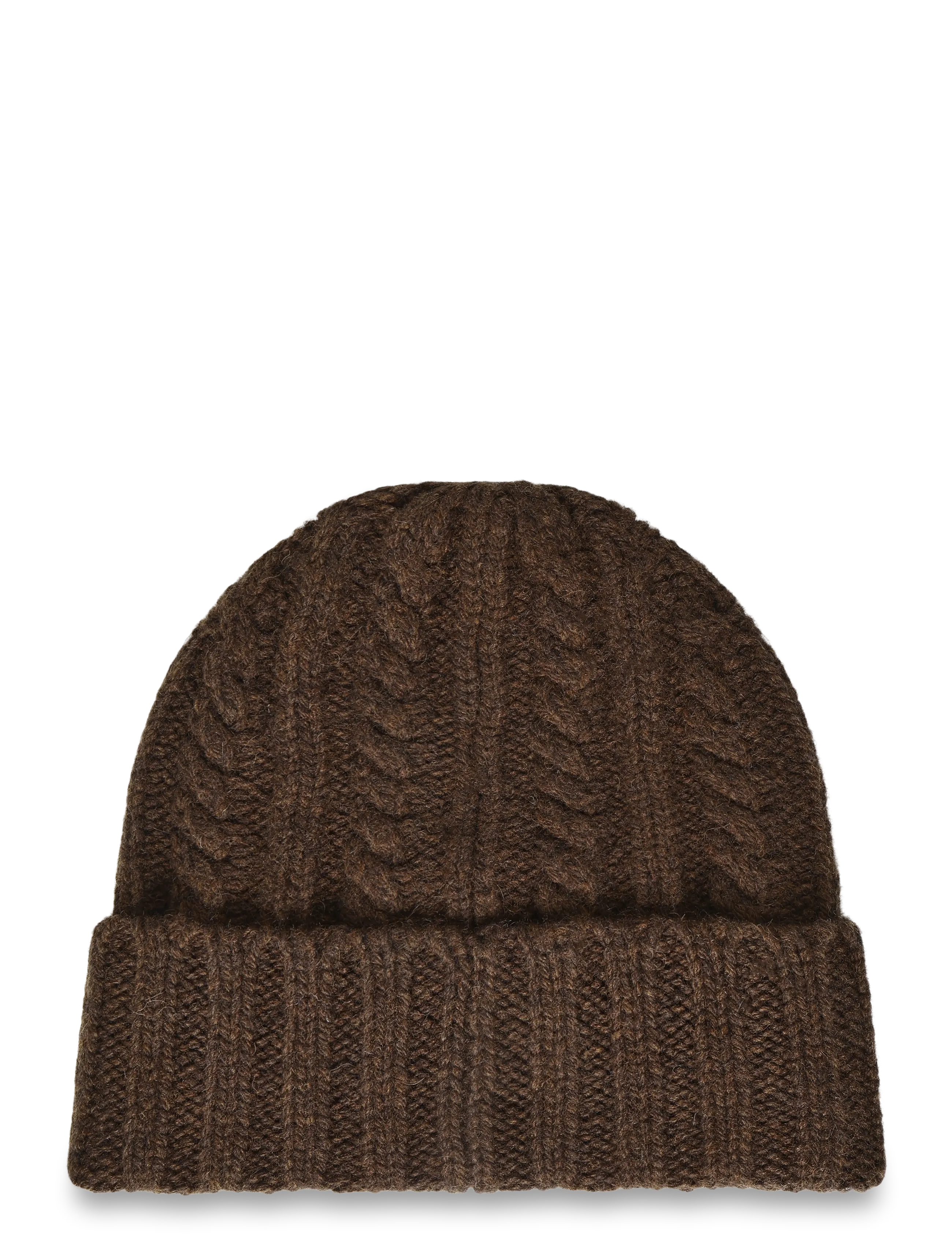 Upfront CABLE Beanie - Mützen - BROWN / brown
