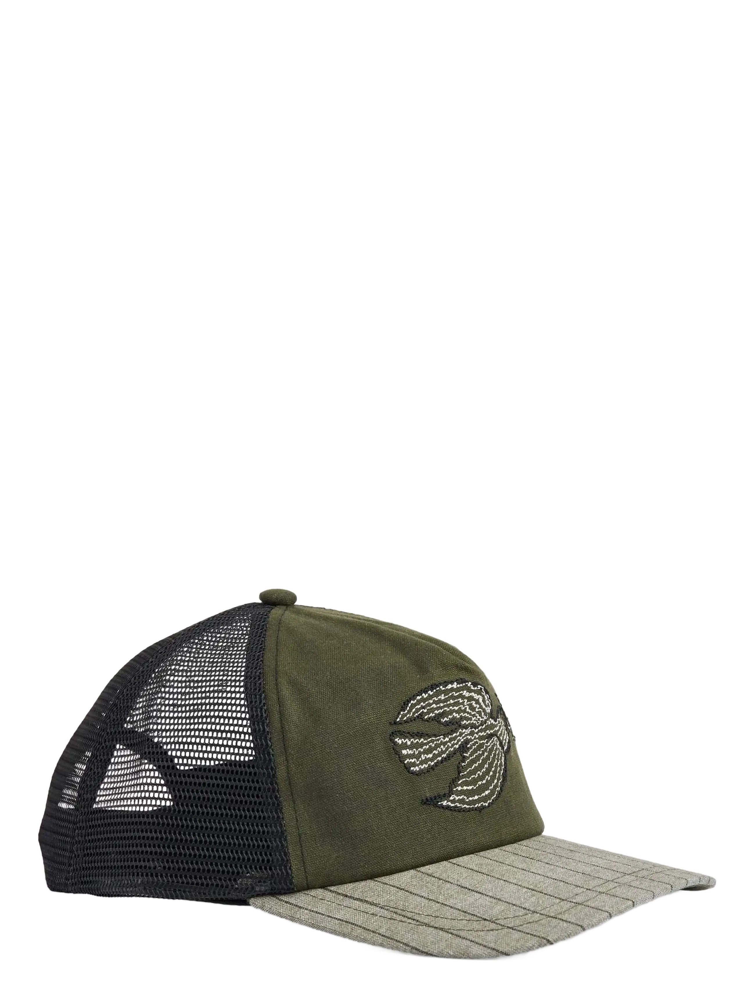 Upfront Damian A-Shape Soft Trucker Cap, One Size, Khaki green, Sport Accessories > Sport Caps, Dame