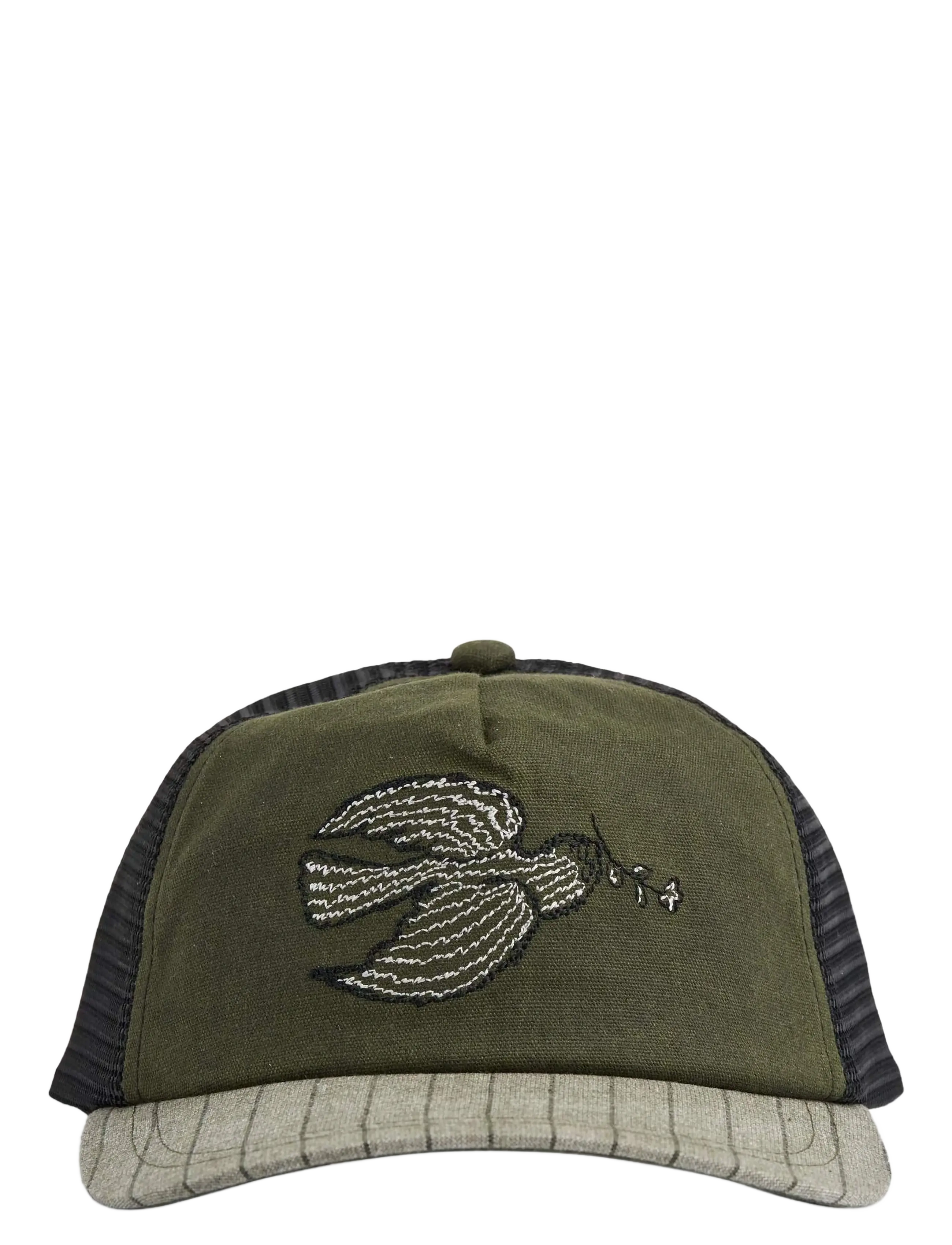 Upfront - DAMIAN A-Shape Soft Trucker Cap - laveste priser - olive - 1