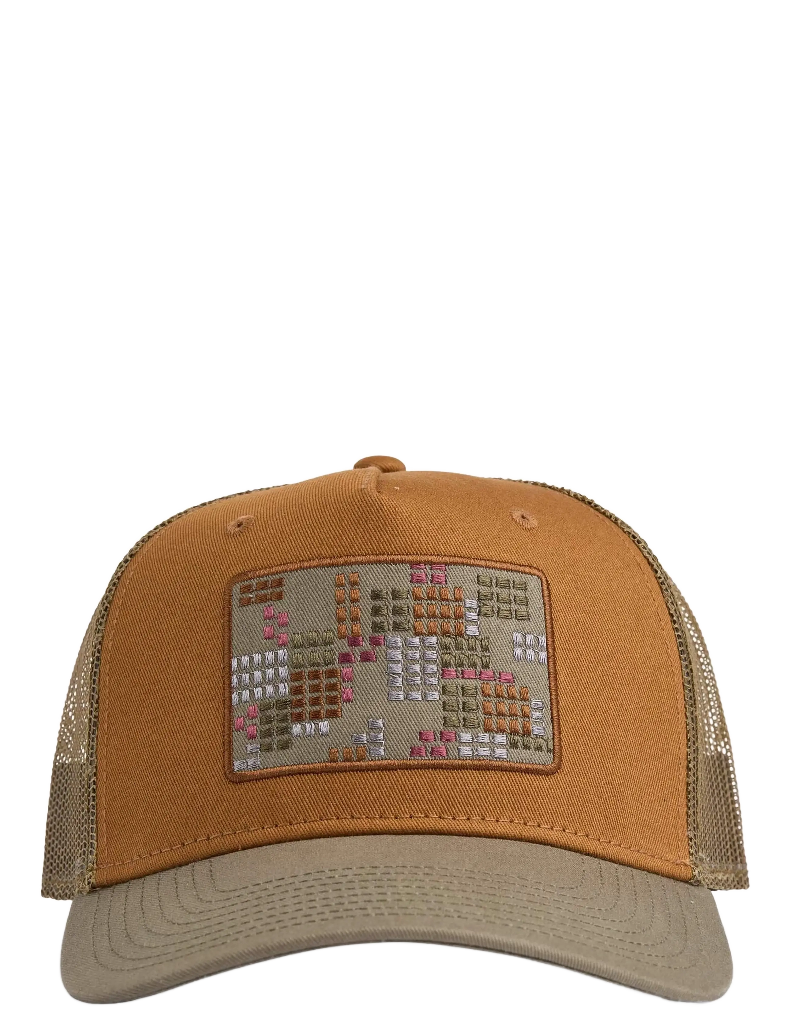 Upfront - DAN A-Shape Trucker Cap - lowest prices - cognac - 1