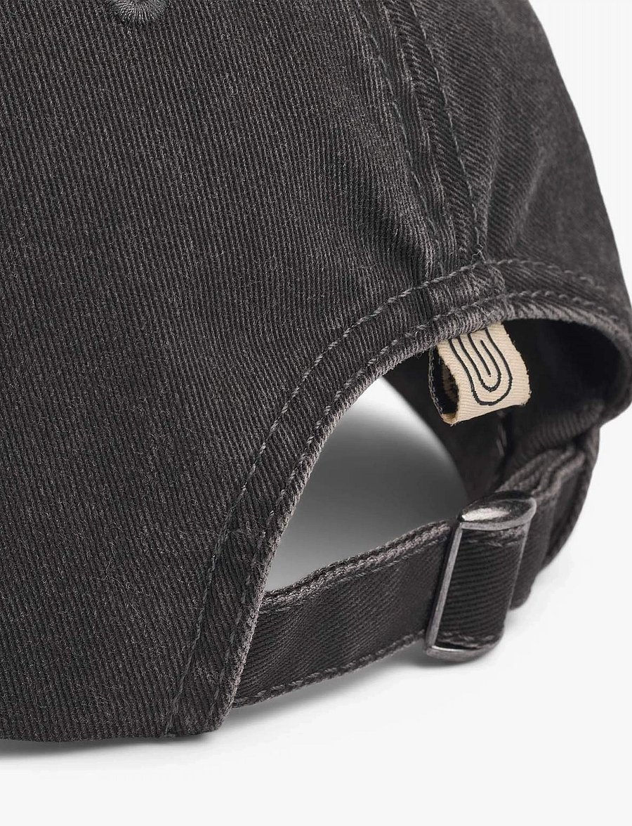 Upfront - DOUGLAS Washed Dad Cap - kepsar - black - 2