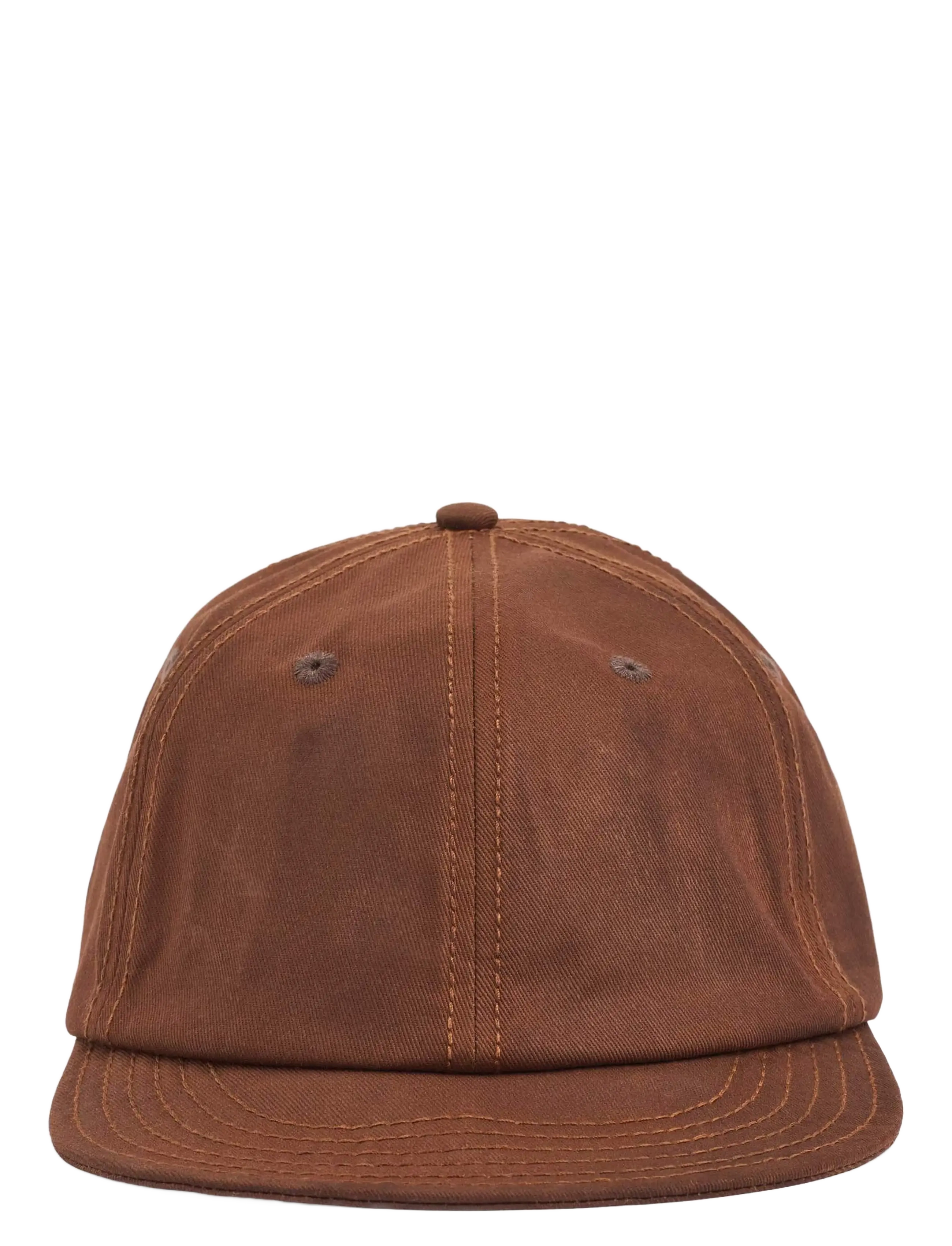 Upfront ENZO Japanese Worker Cap - Hattar & Kepsar - DK MUSTARD / brown