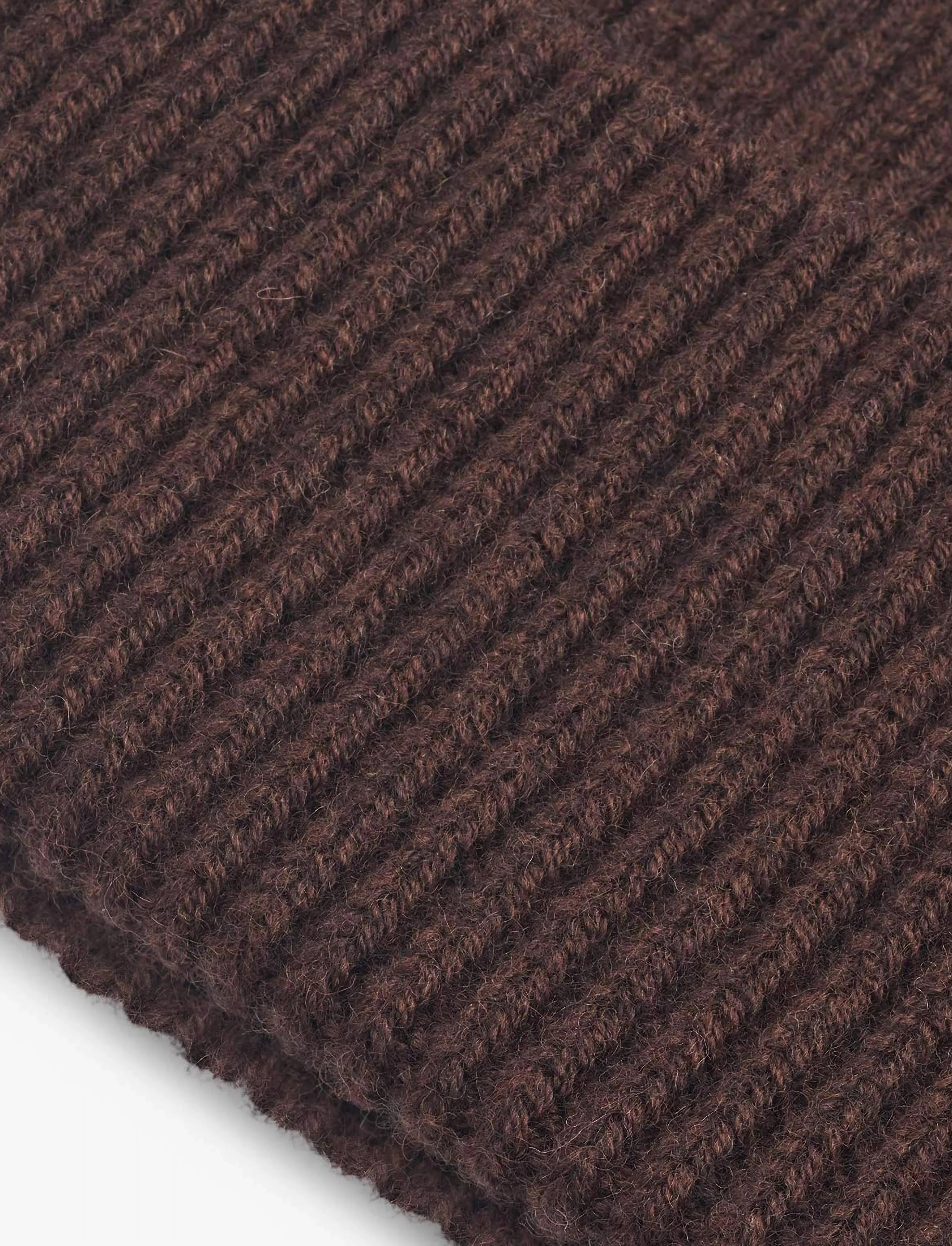 Upfront - ELLIOT Merino Beanie - dk brown - 2