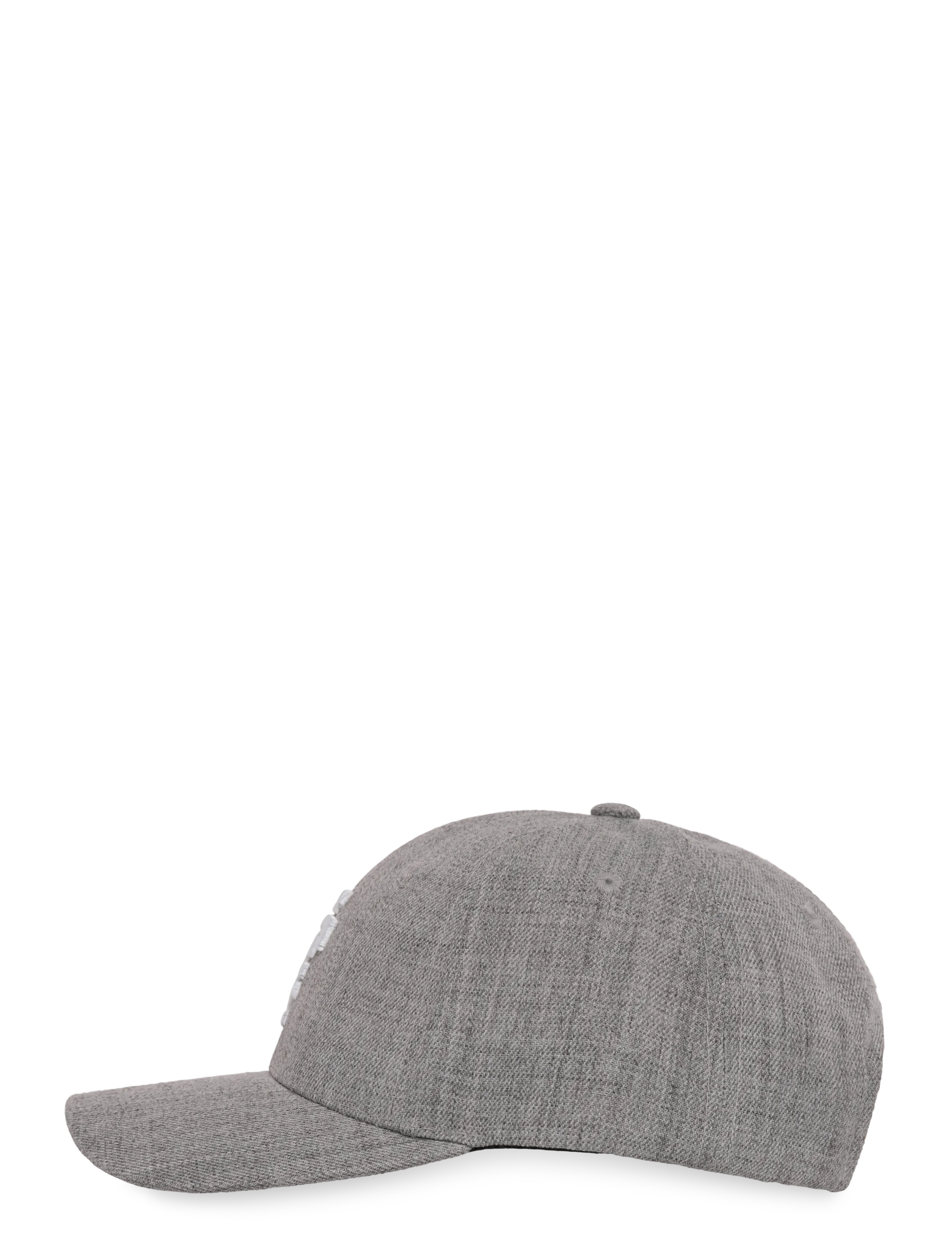 Upfront - SPINBACK Baseball Cap - Crown 4 - lt grey mel white - 2