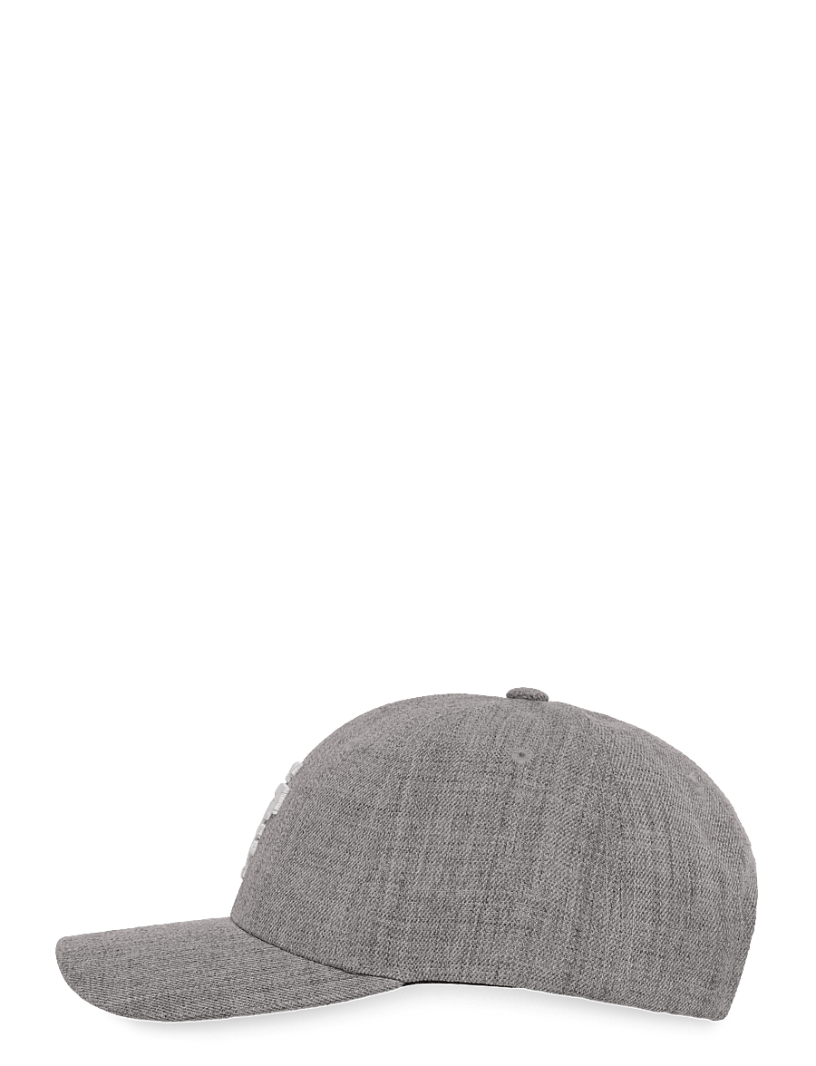 Upfront - SPINBACK Baseball Cap - Crown 4 - lt grey mel white - 2