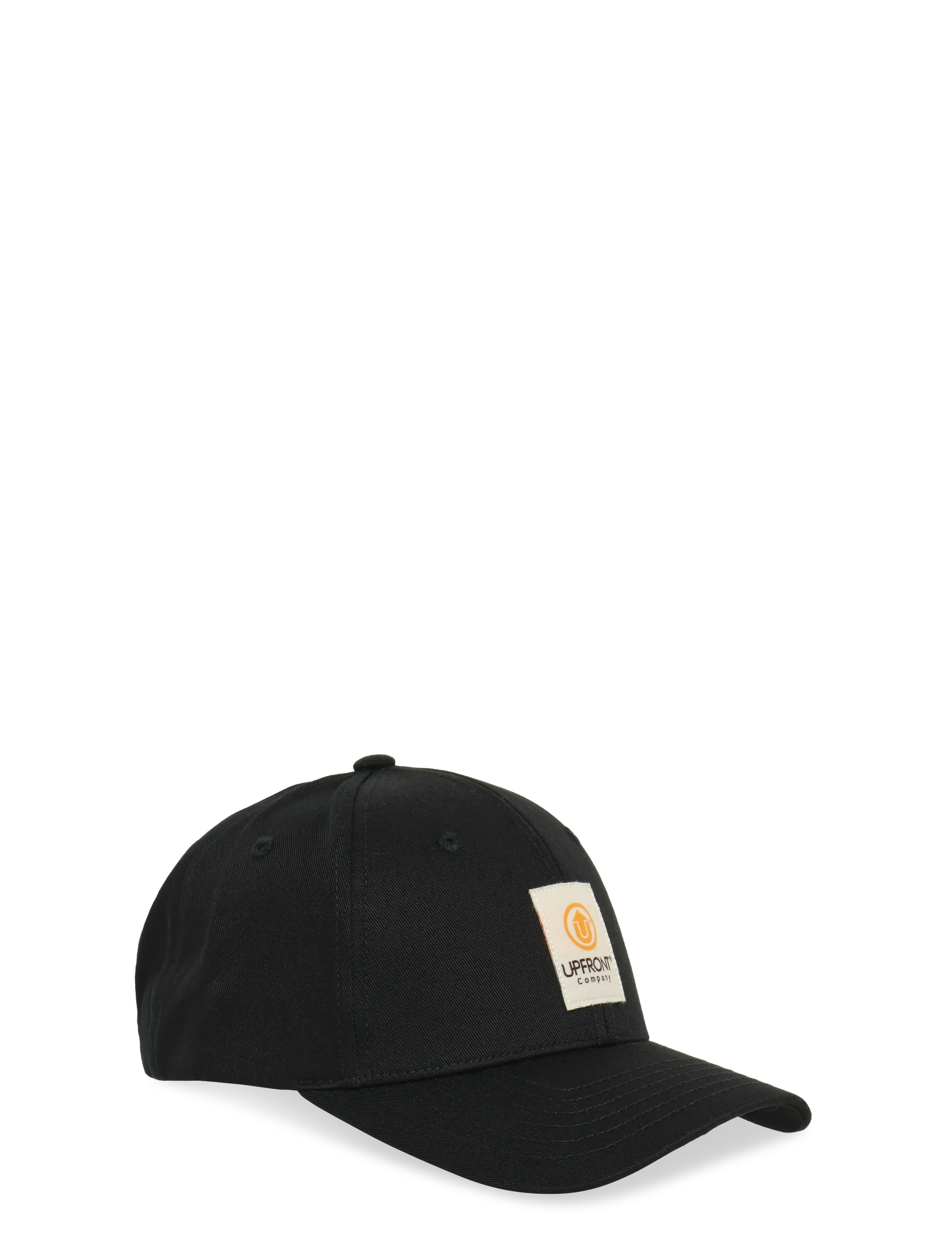 Upfront Stranded Baseball Cap, Mænd, Baseball Cap, Sort, Str: ONE SIZE