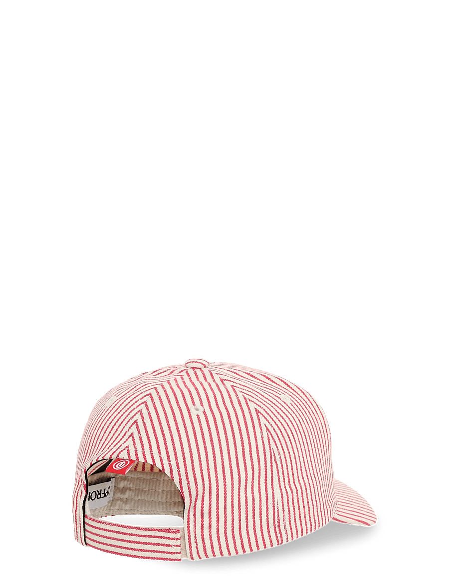 Upfront - GASTON STRIPE YOUTH BASEBALL CAP - kepsar - red - 1