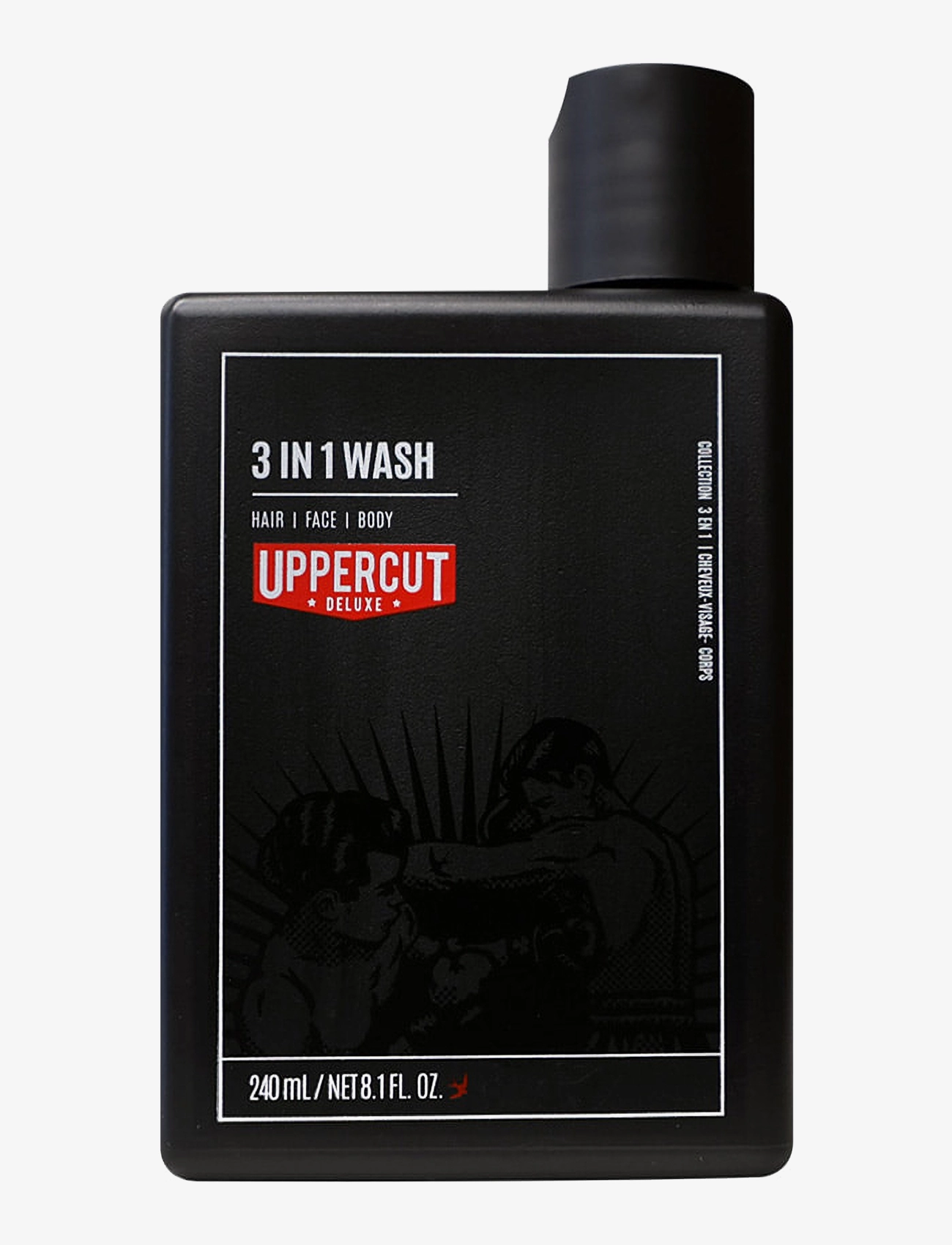 UpperCut 3 In 1 Wash, Shampoo, Nude, Str: 240 ml