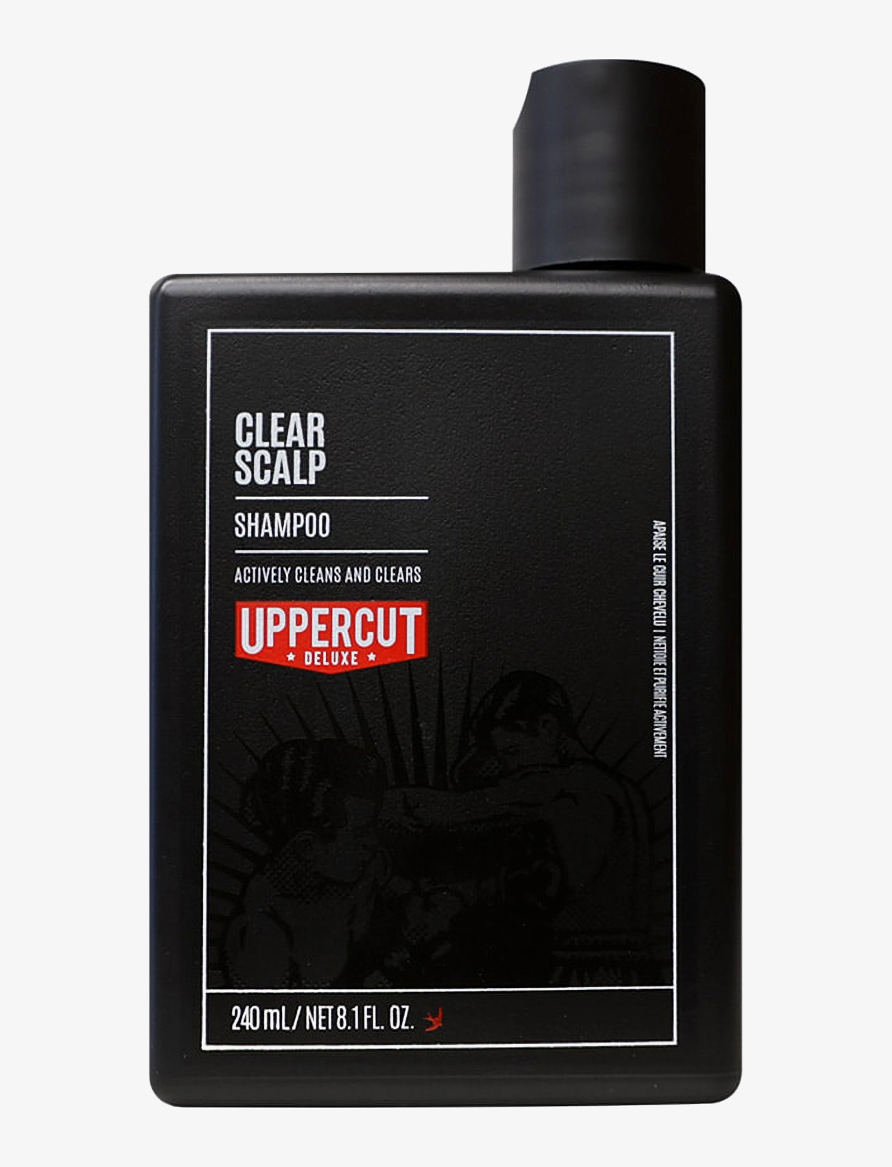 UpperCut Clear Scalp Shampoo, 240 ml, Nude, Pleje > Shampoo, Herre