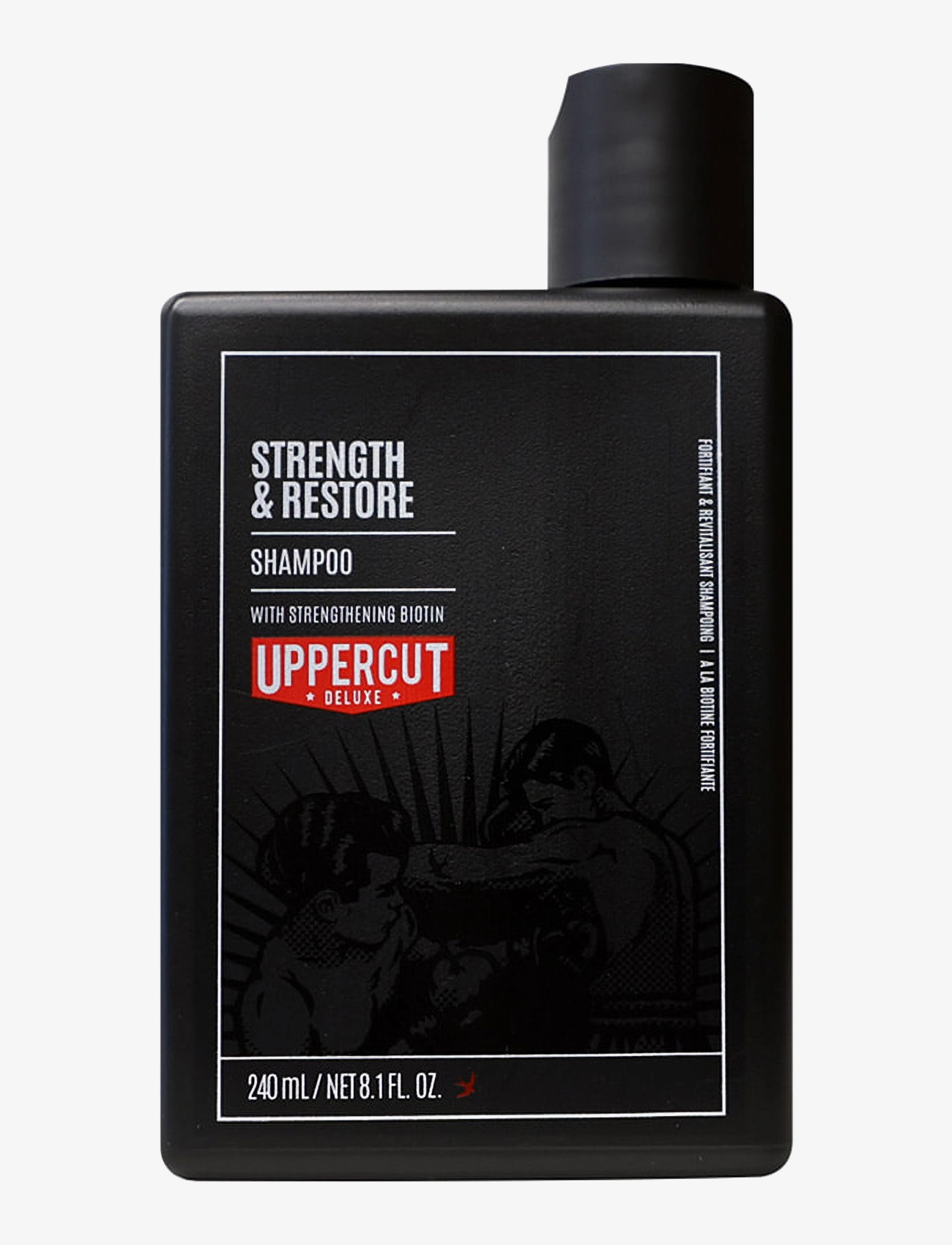 UpperCut Strength & Restore Shampoo, 240 ml, Black, Pleje > Shampoo, Herre