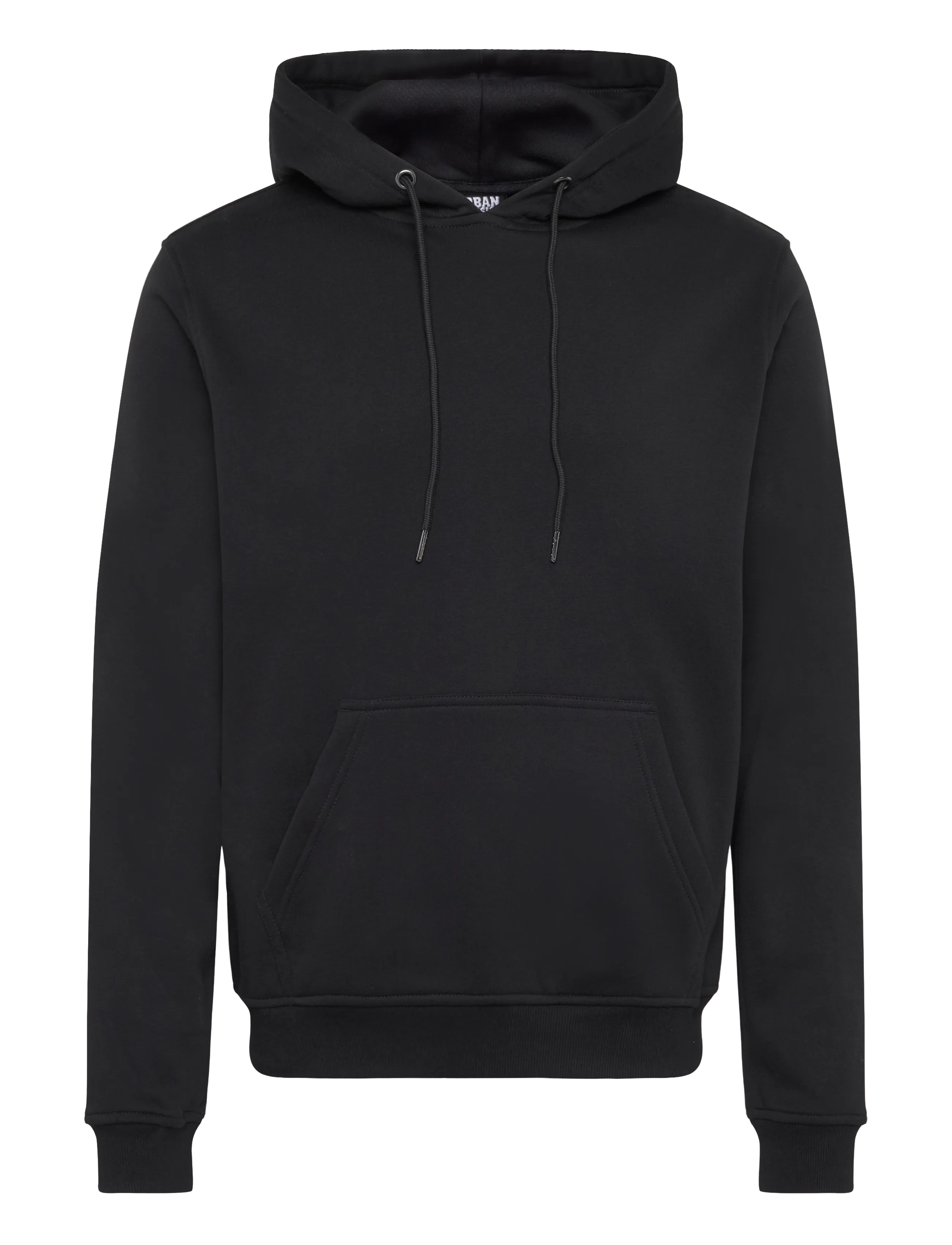Urban Classic Basic Terry Hoody - Dressipluusid - BLACK / black